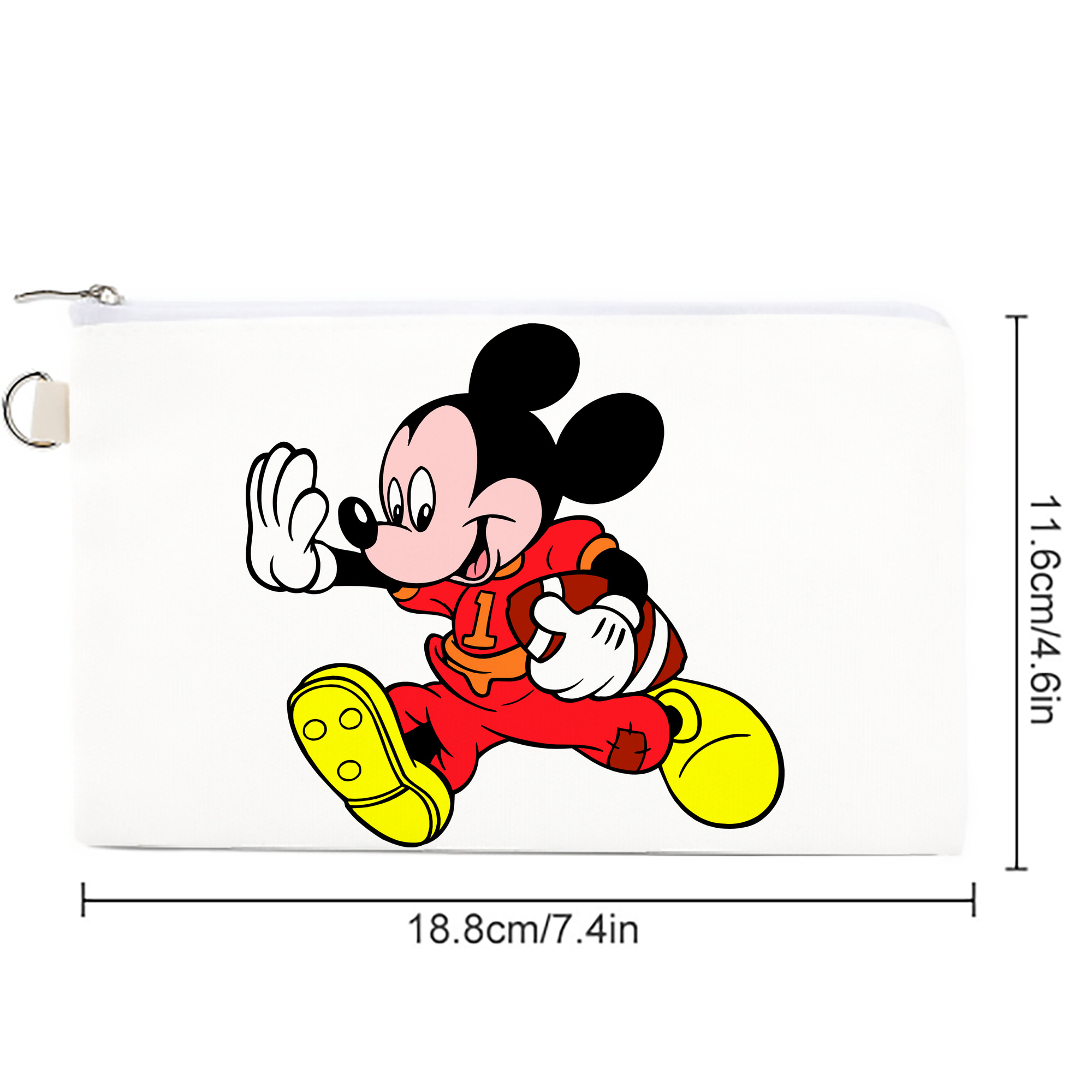 ミッキーマウス Mickey Mouse キャンバス生地ポーチ　小物入れ
