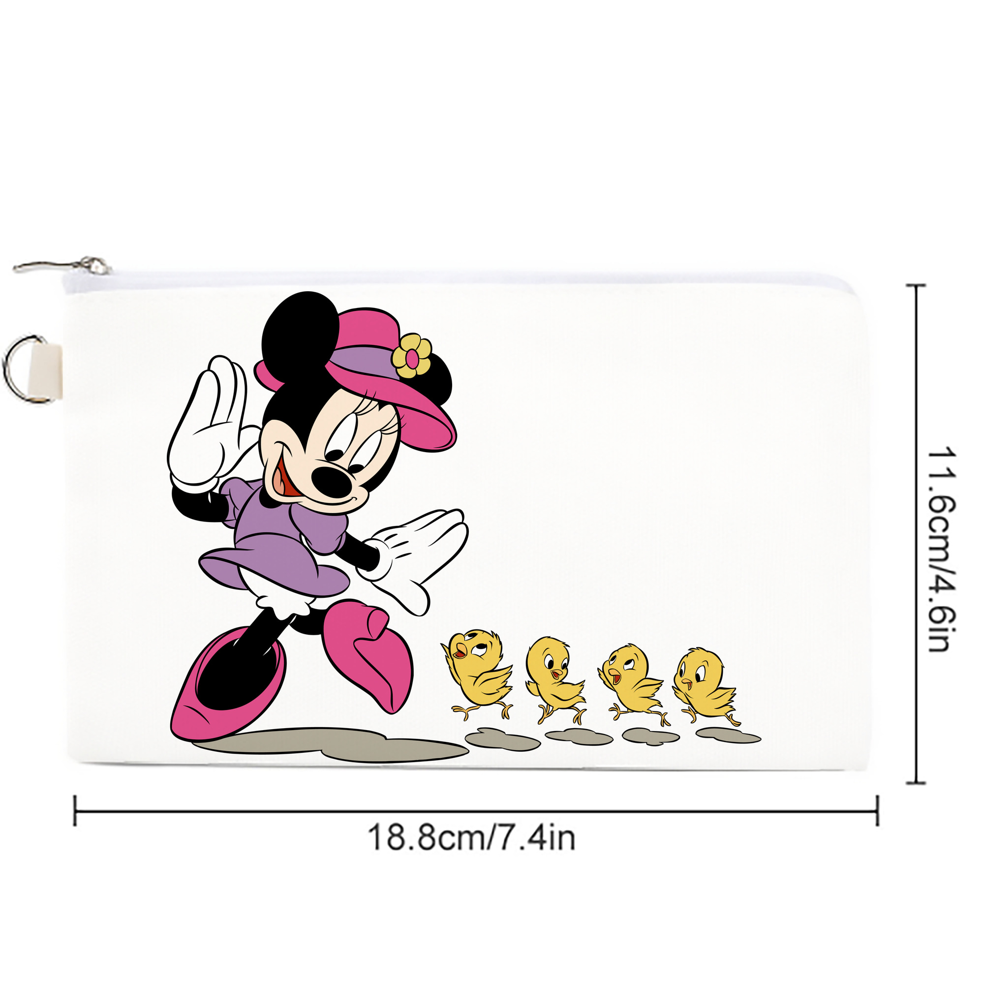 ミッキーマウス Mickey Mouse キャンバス生地ポーチ　小物入れ
