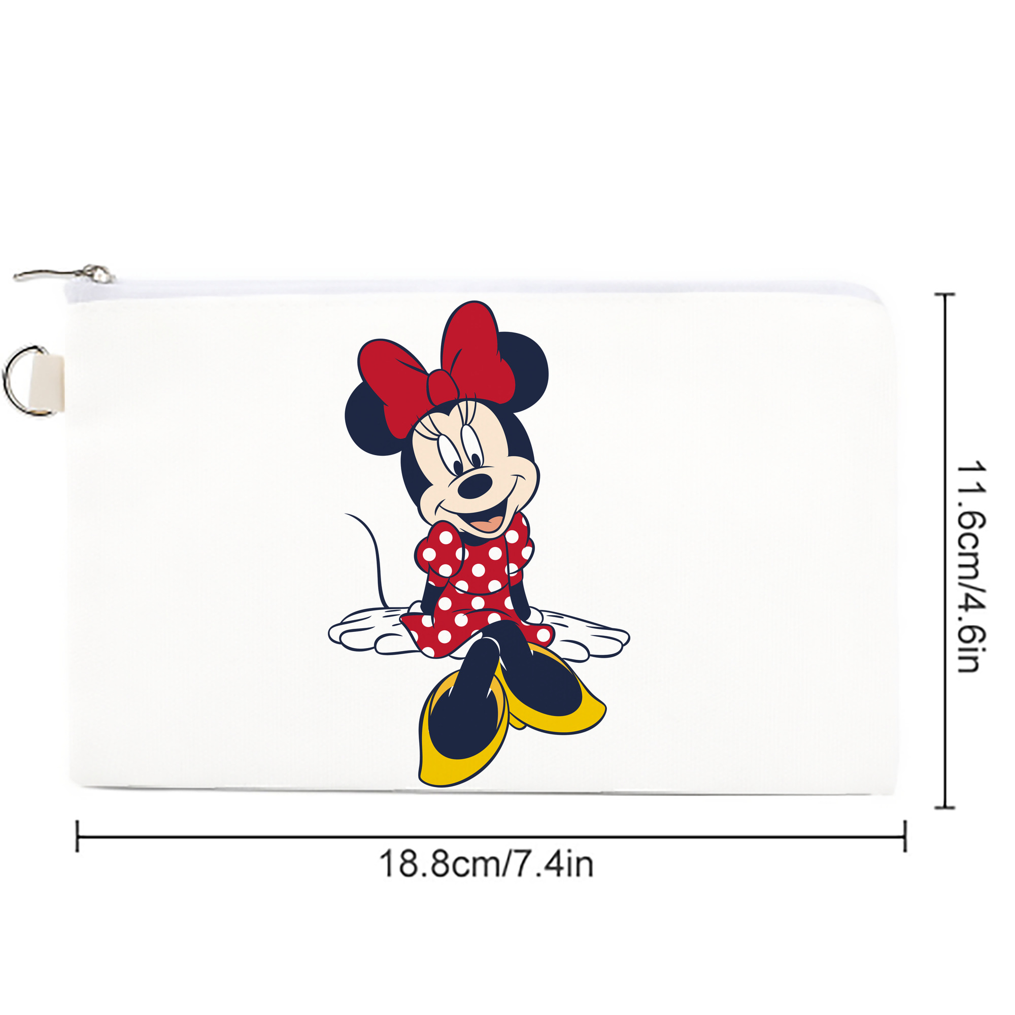 ミッキーマウス Mickey Mouse キャンバス生地ポーチ　小物入れ