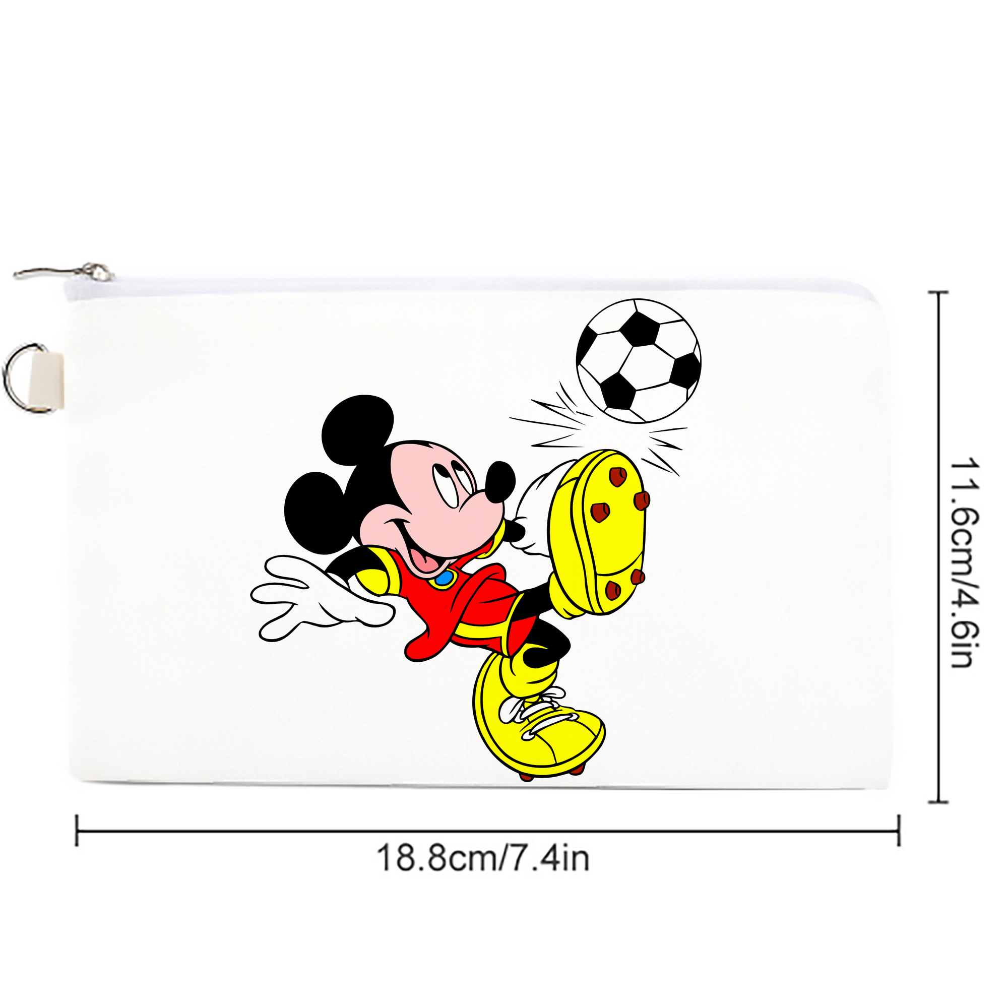 ミッキーマウス Mickey Mouse キャンバス生地ポーチ　小物入れ