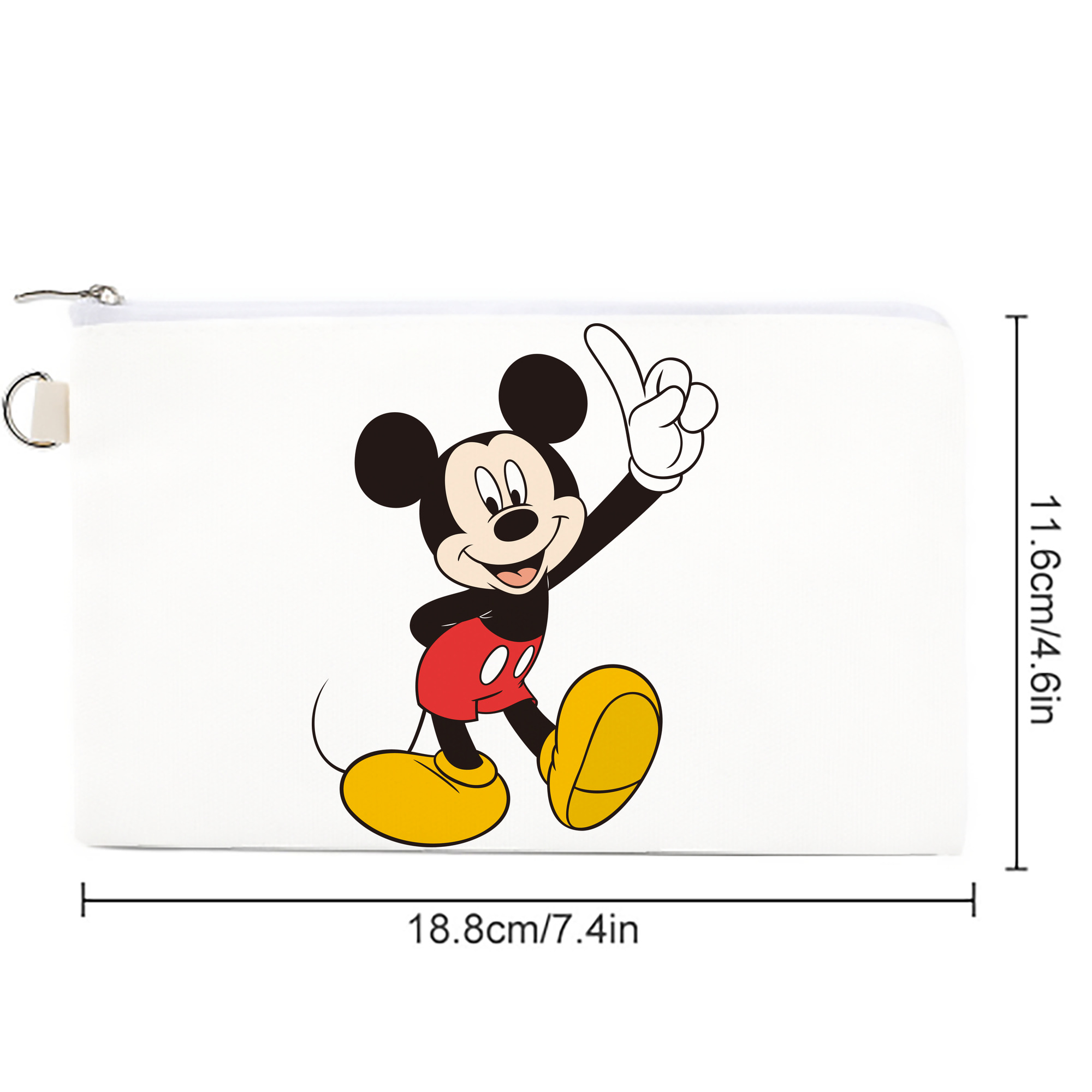 ミッキーマウス Mickey Mouse キャンバス生地ポーチ　小物入れ