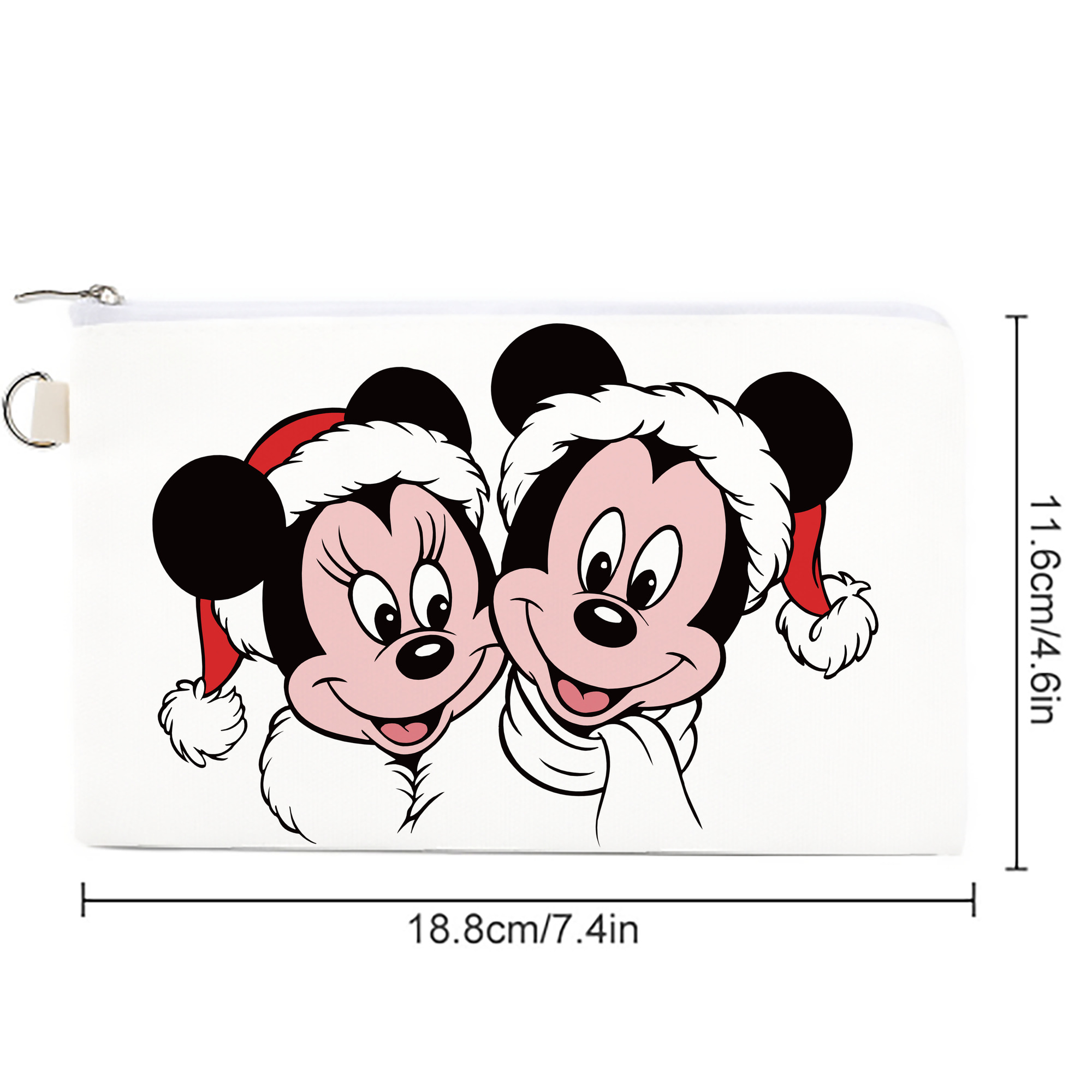 ミッキーマウス Mickey Mouse キャンバス生地ポーチ　小物入れ