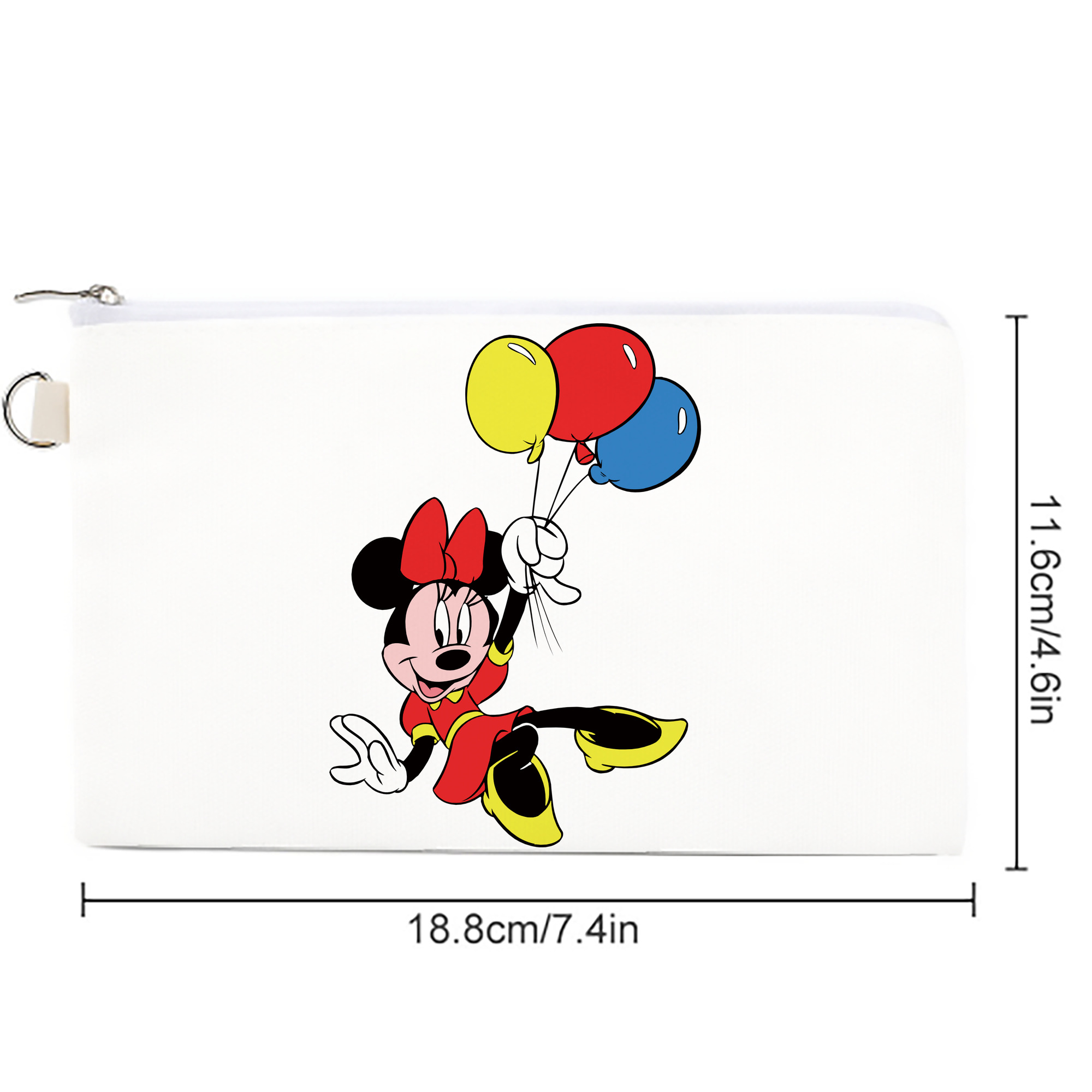 ミッキーマウス Mickey Mouse キャンバス生地ポーチ　小物入れ