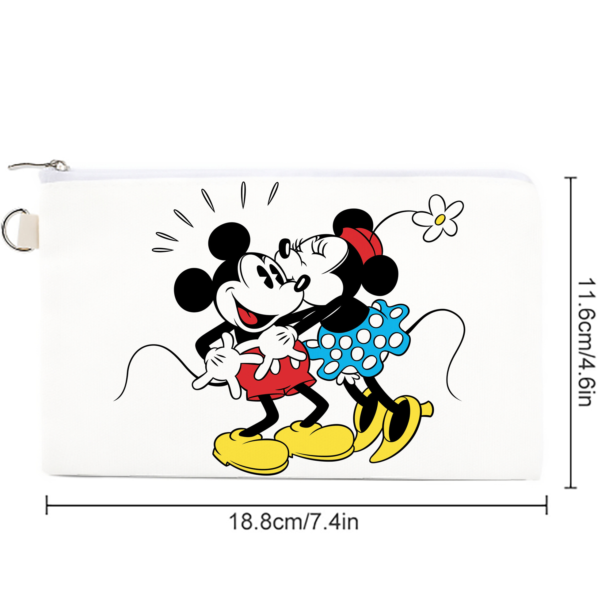 ミッキーマウス Mickey Mouse キャンバス生地ポーチ　小物入れ