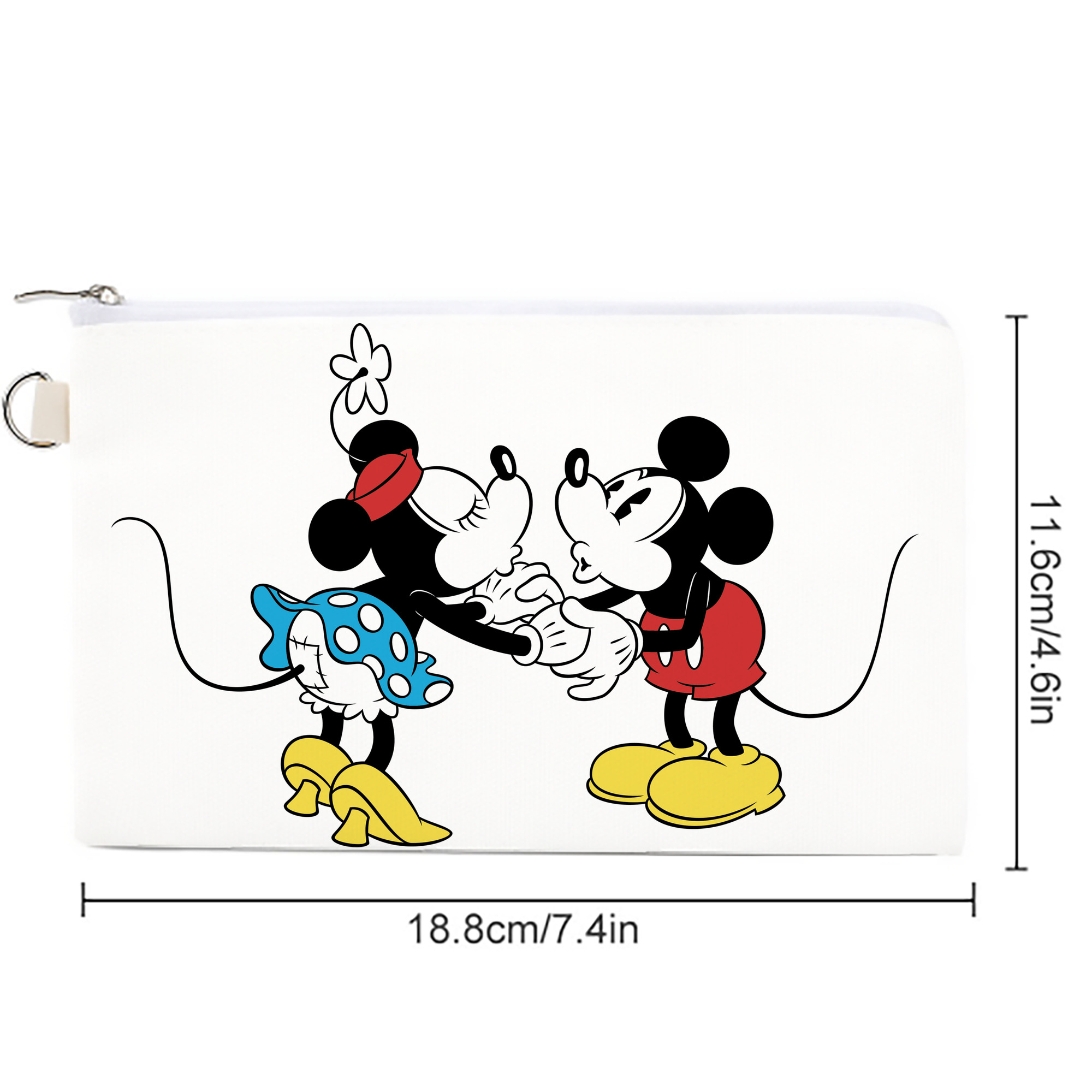 ミッキーマウス Mickey Mouse キャンバス生地ポーチ　小物入れ