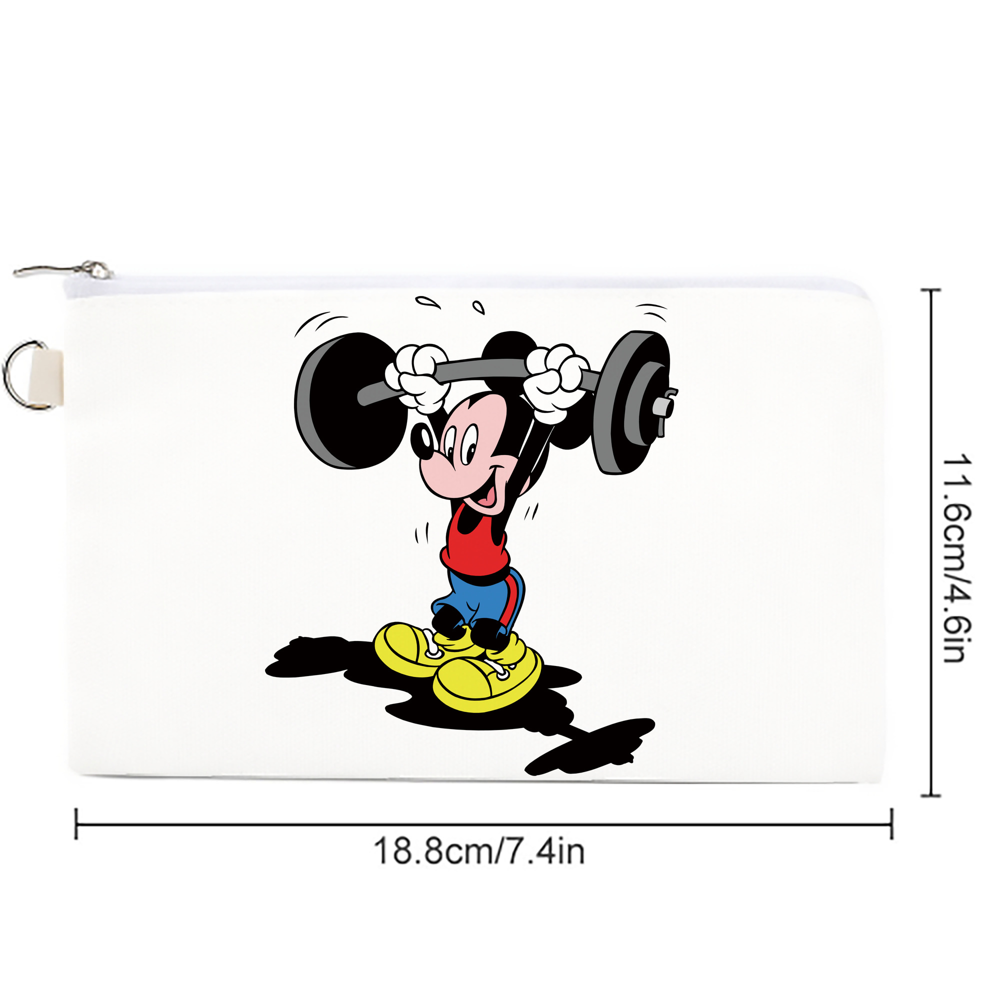 ミッキーマウス Mickey Mouse キャンバス生地ポーチ　小物入れ