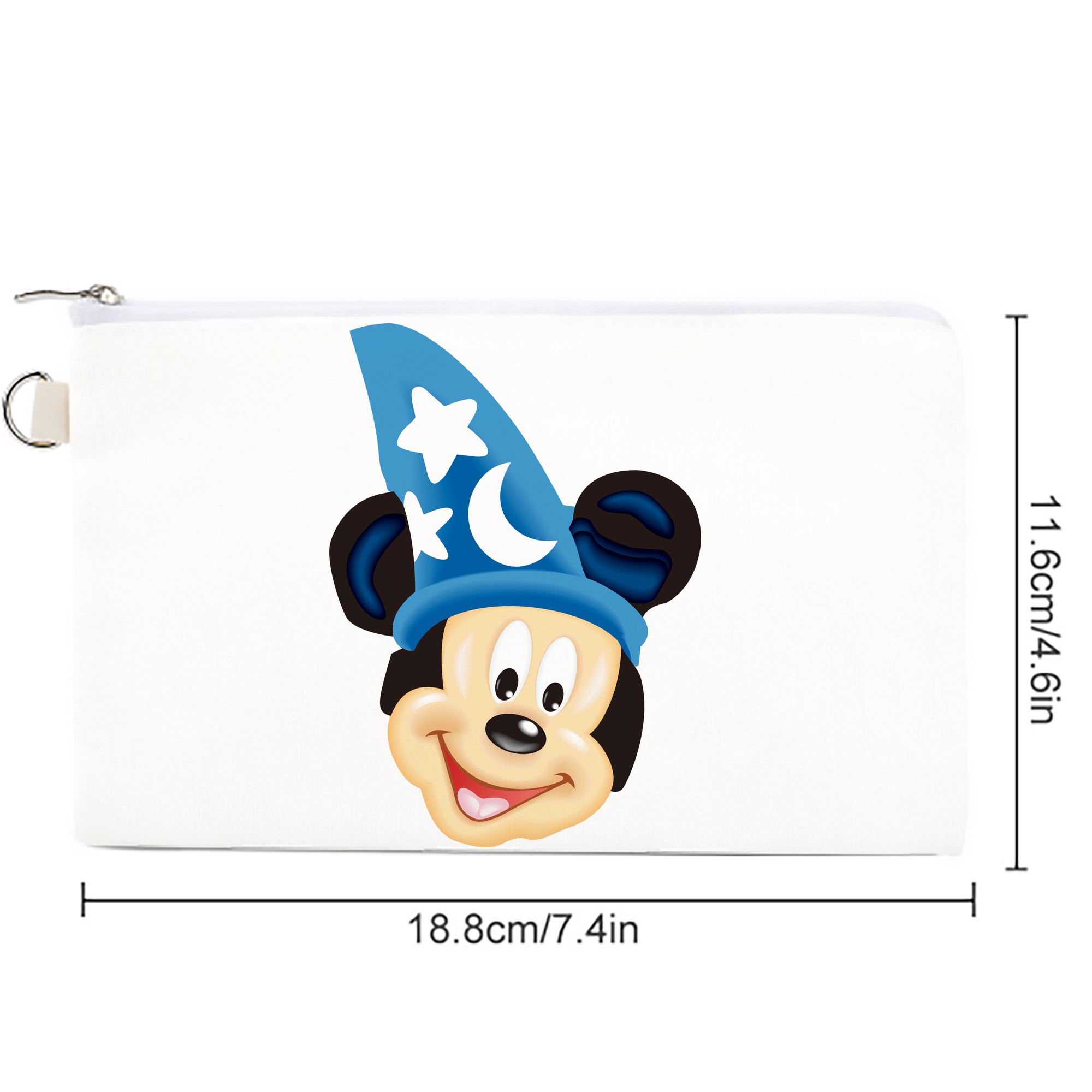 ミッキーマウス Mickey Mouse キャンバス生地ポーチ　小物入れ