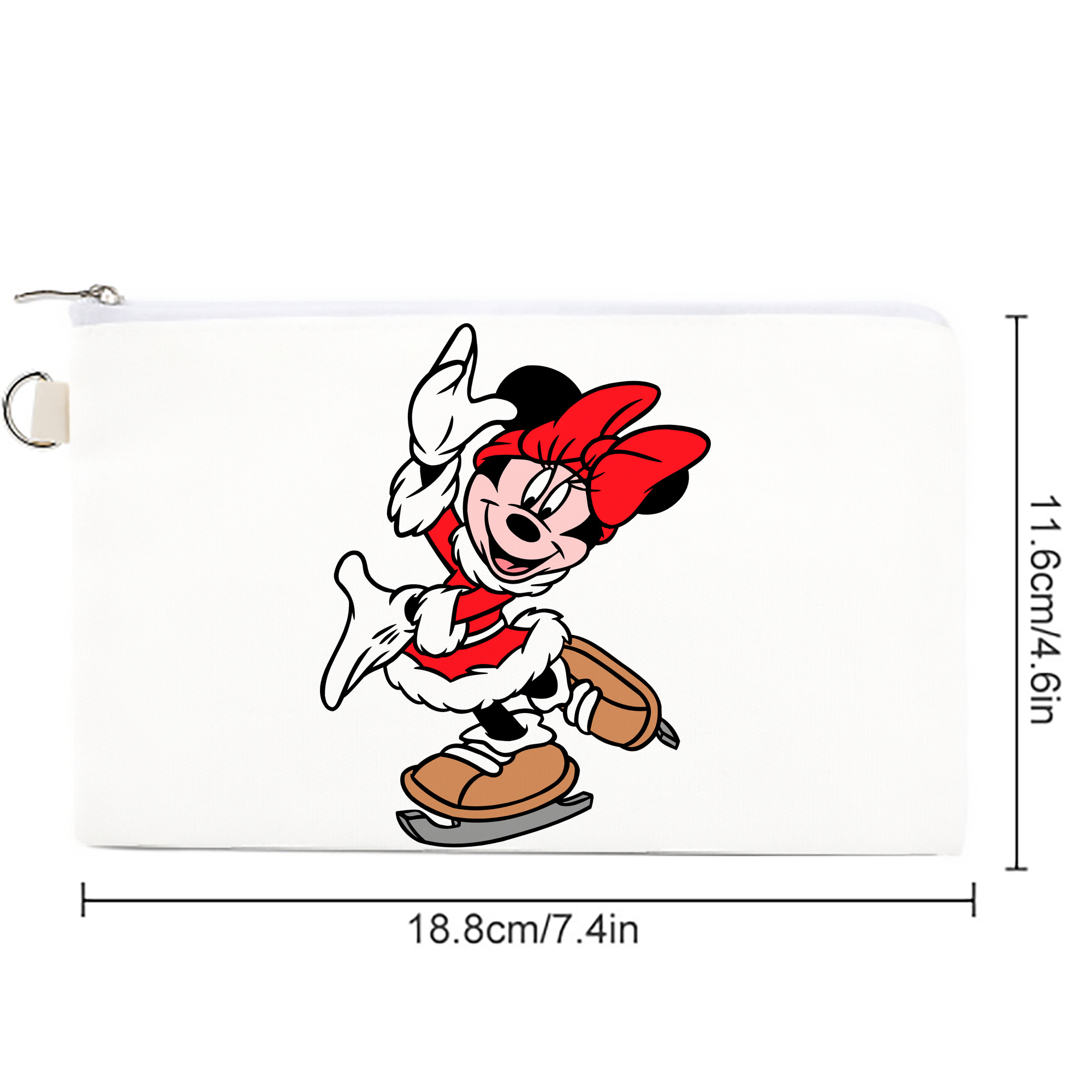 ミッキーマウス Mickey Mouse キャンバス生地ポーチ　小物入れ