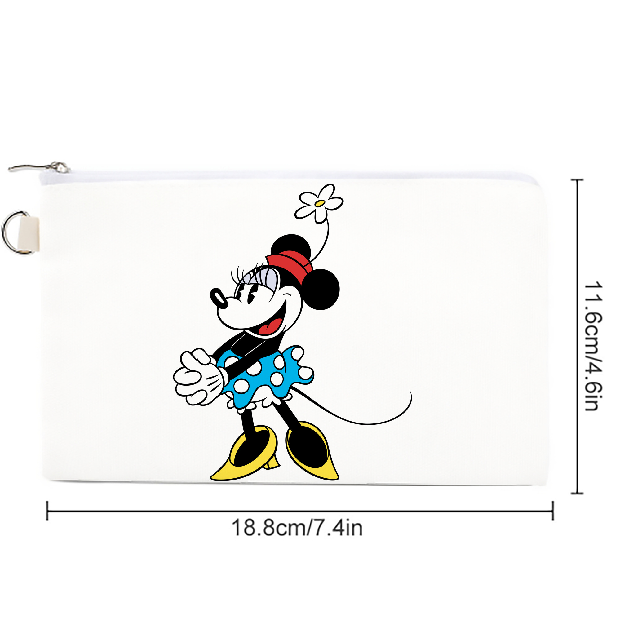 ミッキーマウス Mickey Mouse キャンバス生地ポーチ　小物入れ