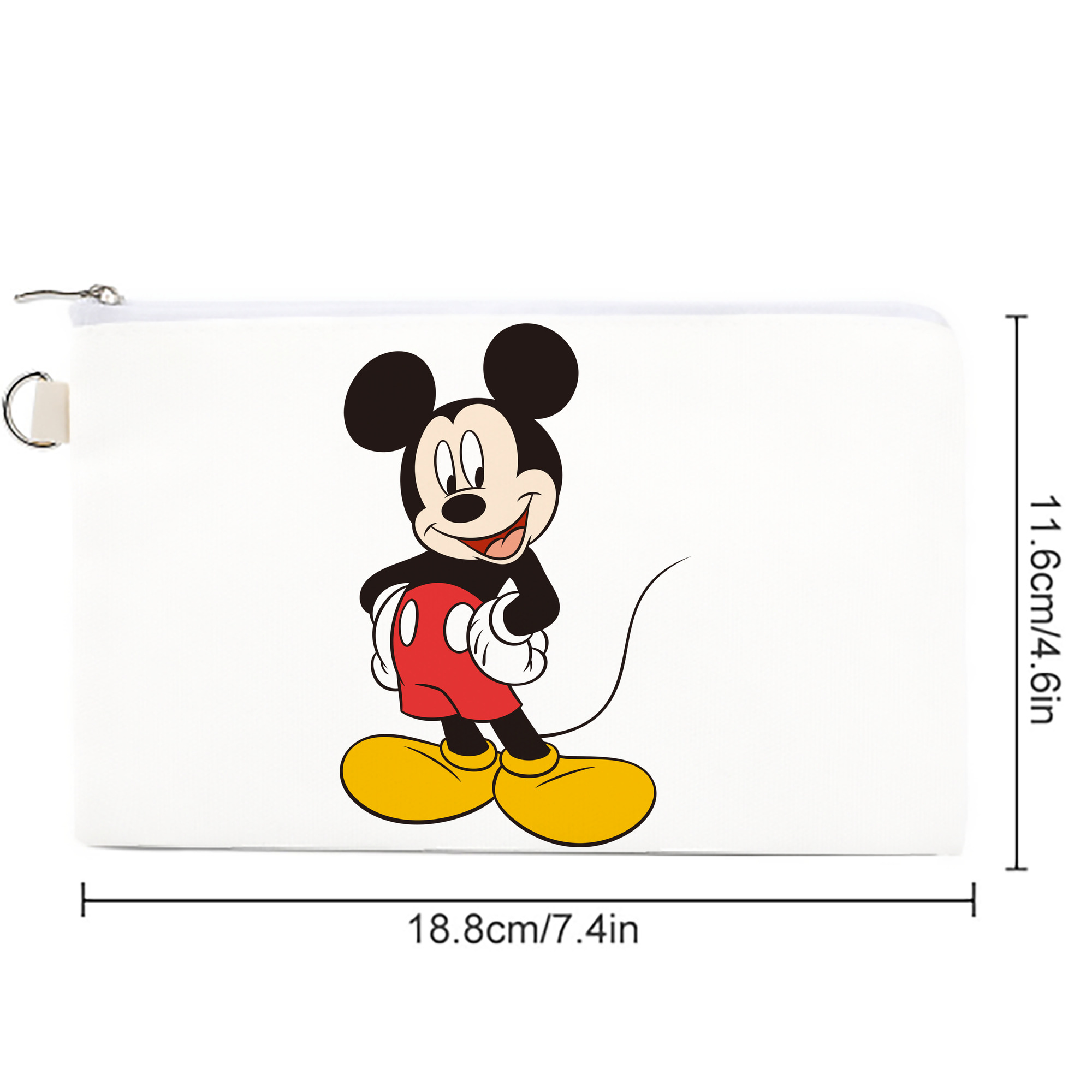 ミッキーマウス Mickey Mouse キャンバス生地ポーチ　小物入れ