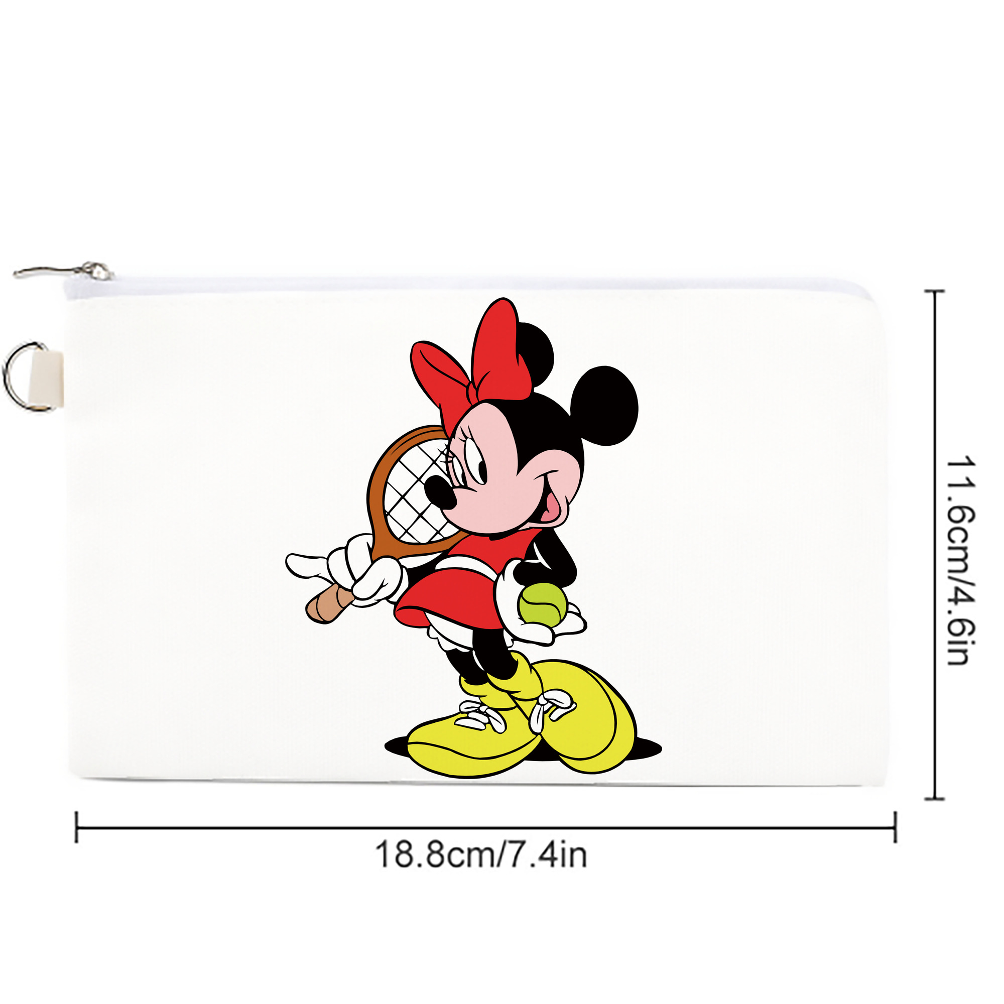 ミッキーマウス Mickey Mouse キャンバス生地ポーチ　小物入れ