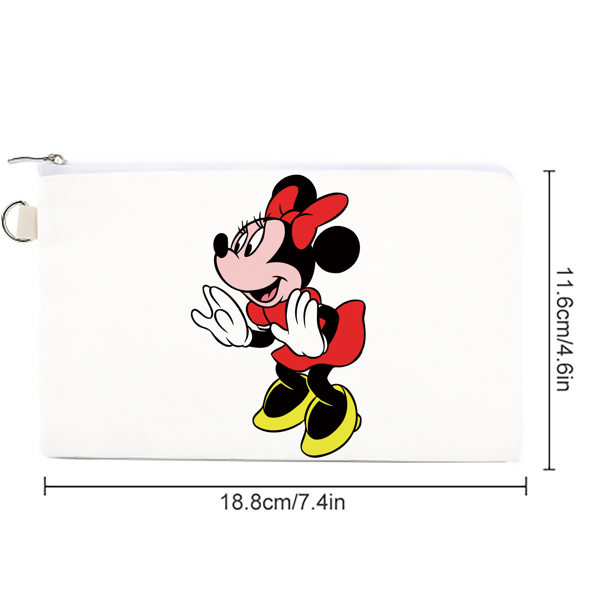 ミッキーマウス Mickey Mouse キャンバス生地ポーチ　小物入れ