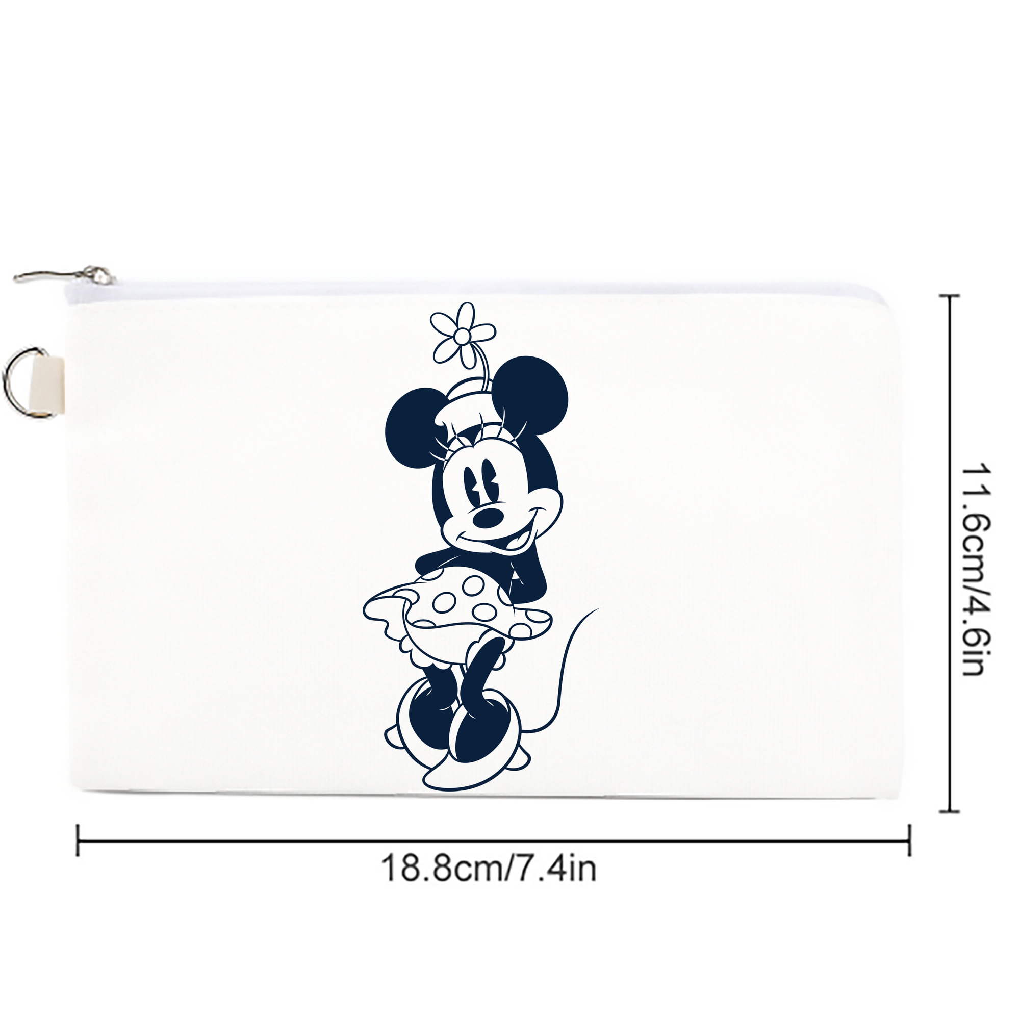 ミッキーマウス Mickey Mouse キャンバス生地ポーチ　小物入れ