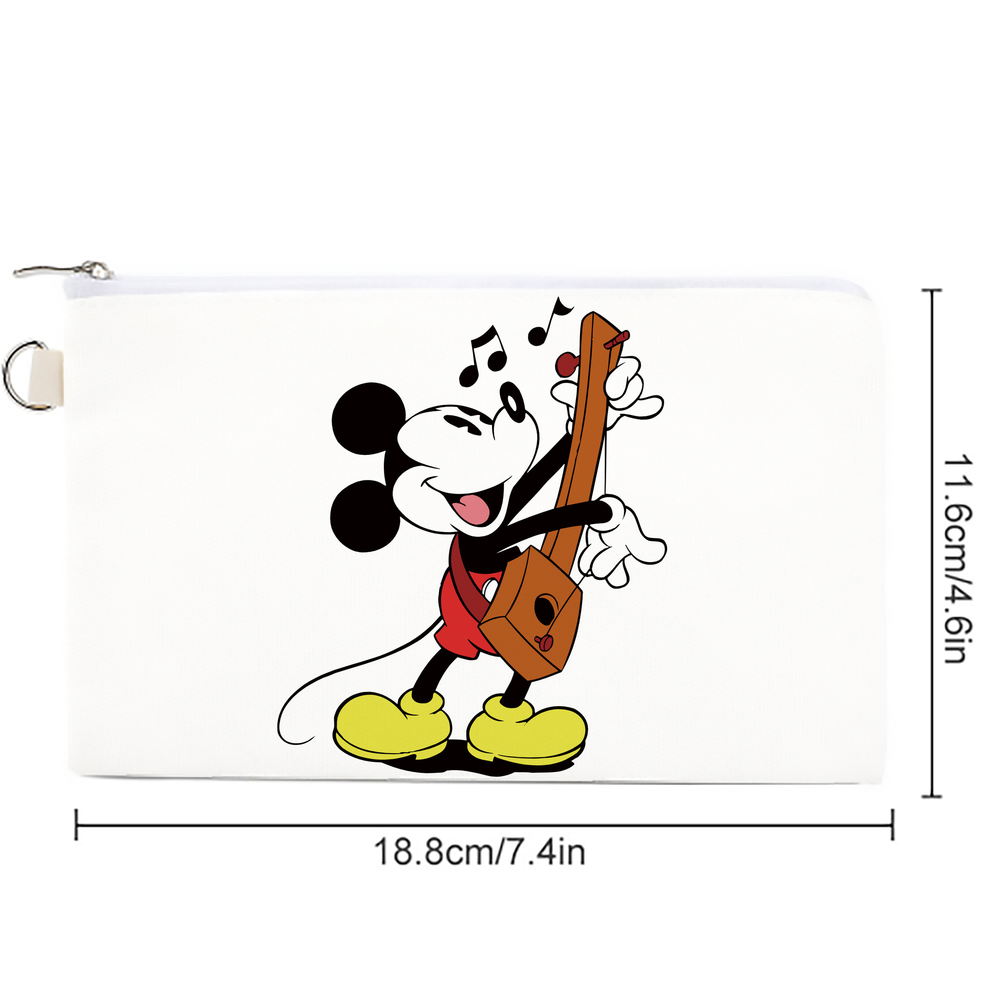 ミッキーマウス Mickey Mouse キャンバス生地ポーチ　小物入れ