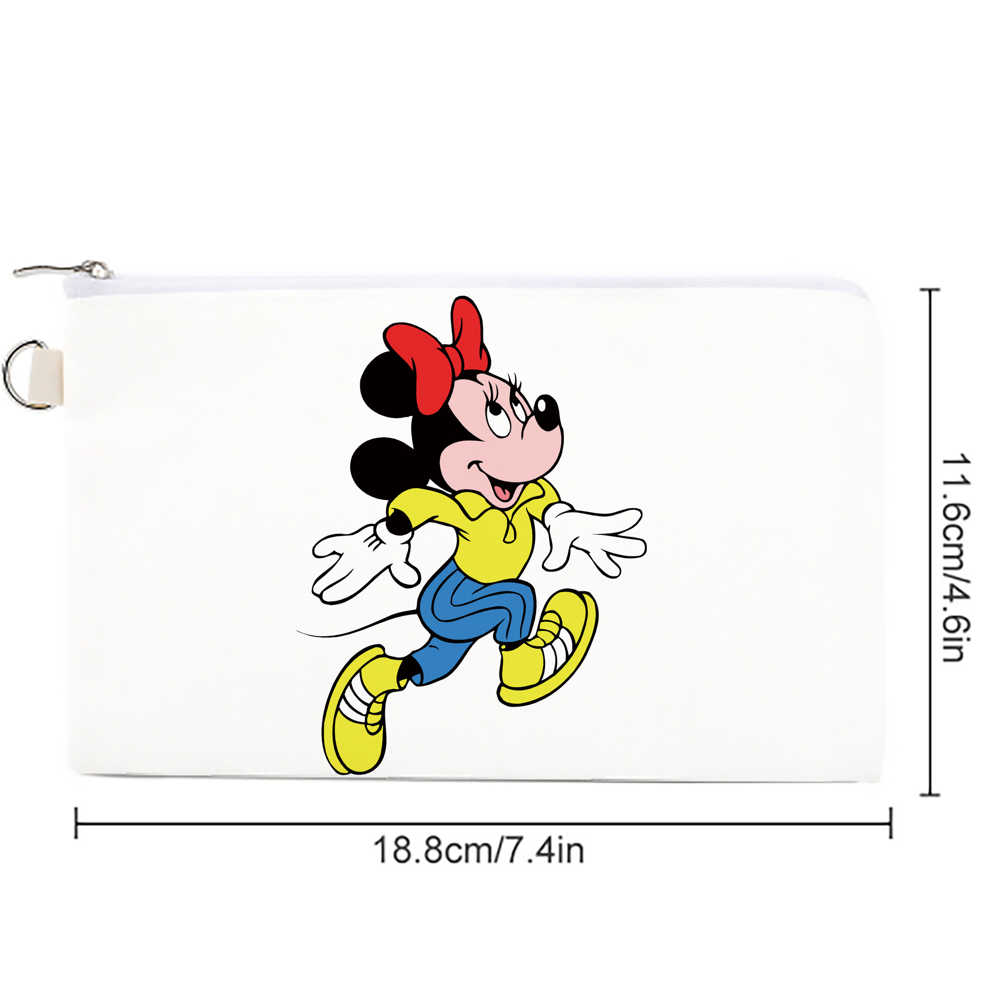ミッキーマウス Mickey Mouse キャンバス生地ポーチ　小物入れ