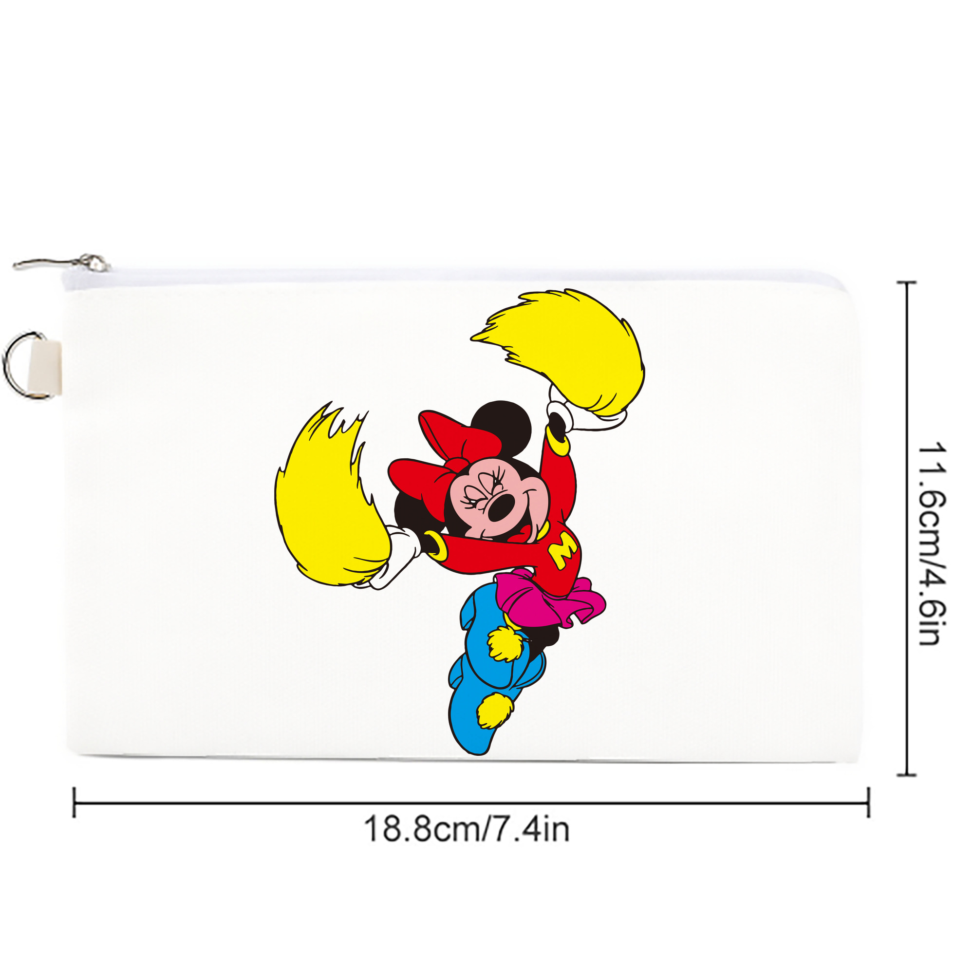 ミッキーマウス Mickey Mouse キャンバス生地ポーチ　小物入れ