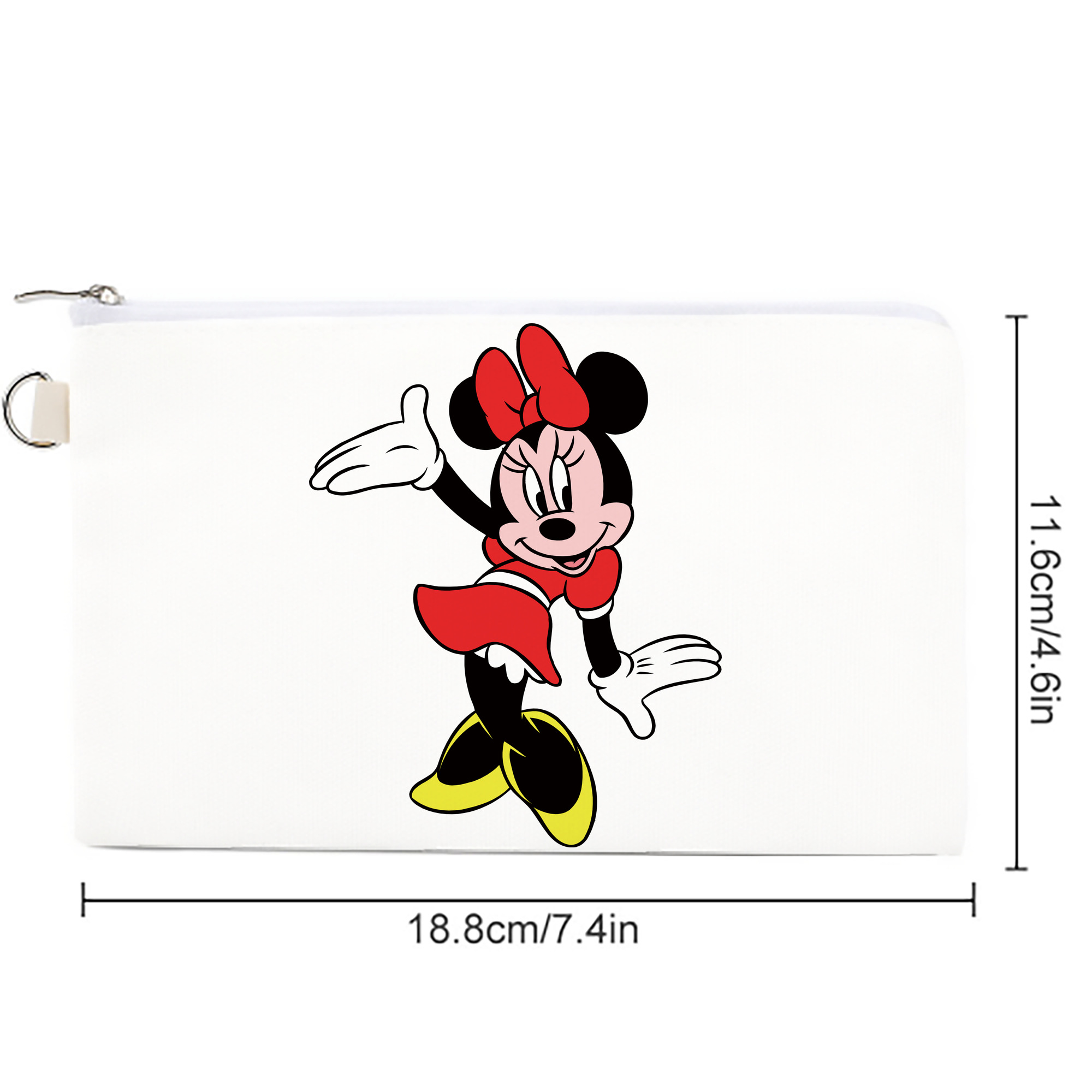 ミッキーマウス Mickey Mouse キャンバス生地ポーチ　小物入れ