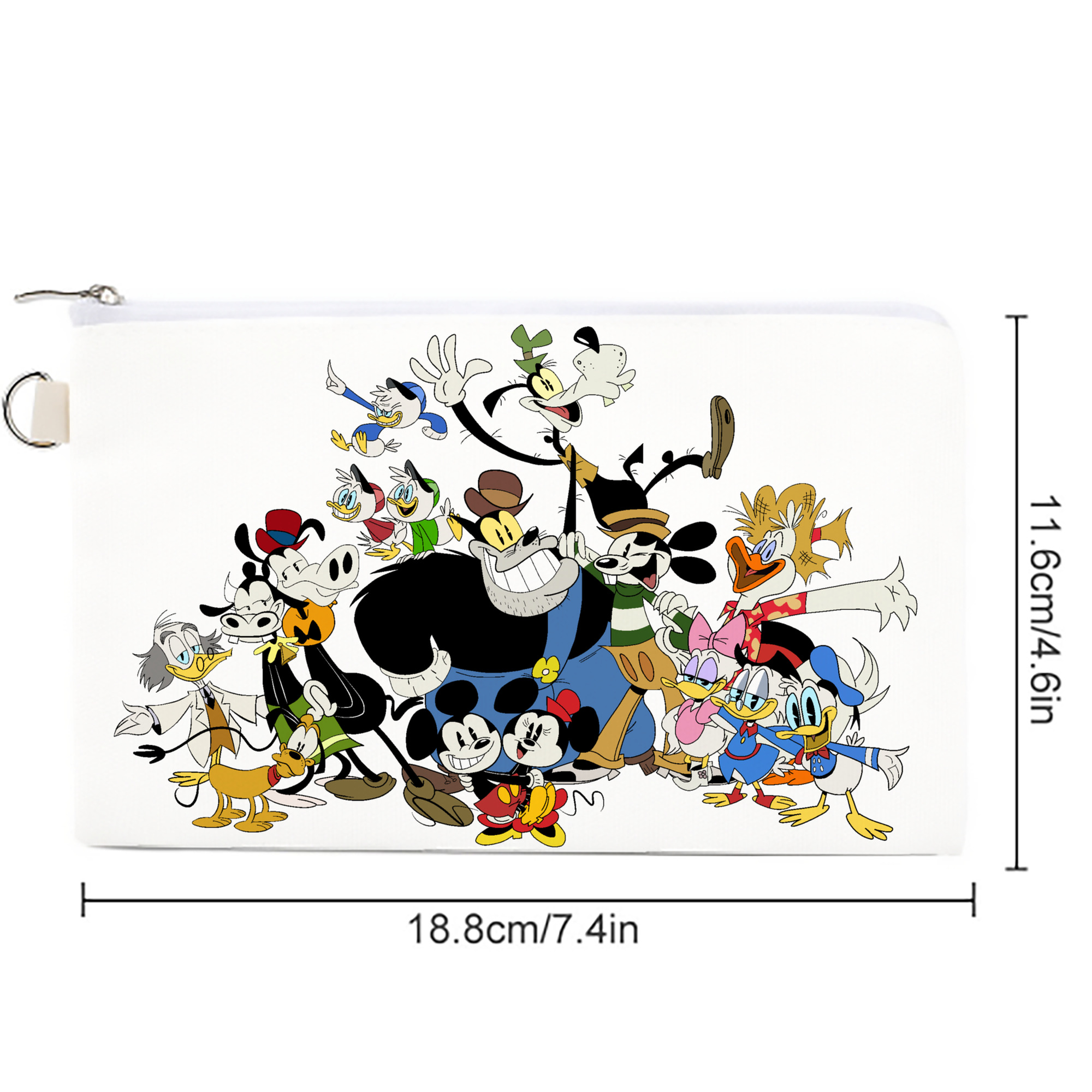 ミッキーマウス Mickey Mouse キャンバス生地ポーチ　小物入れ