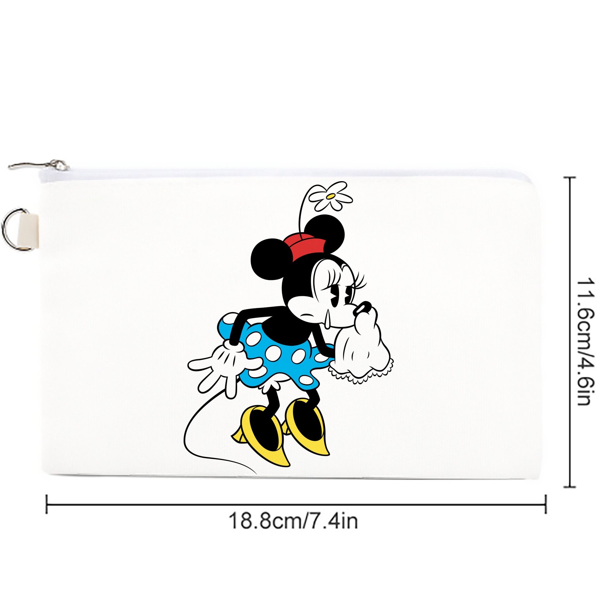 ミッキーマウス Mickey Mouse キャンバス生地ポーチ　小物入れ