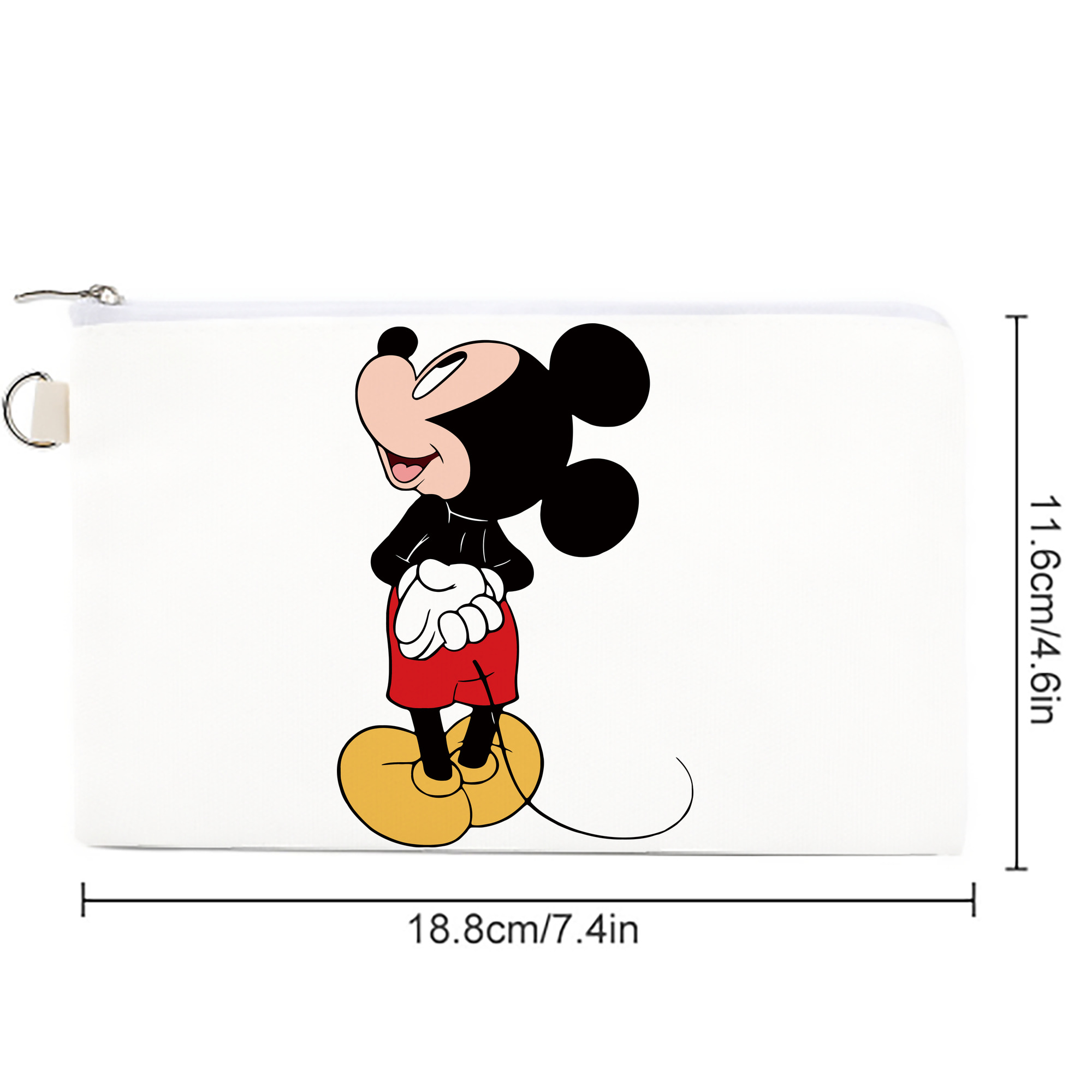 ミッキーマウス Mickey Mouse キャンバス生地ポーチ　小物入れ