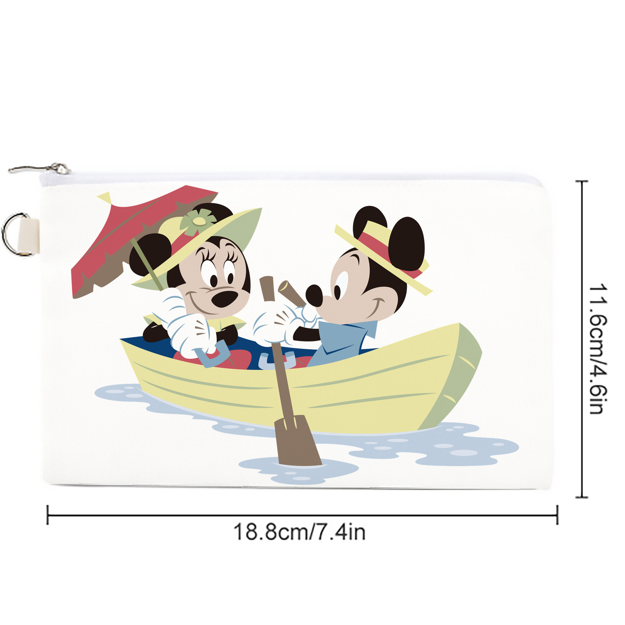 ミッキーマウス Mickey Mouse キャンバス生地ポーチ　小物入れ