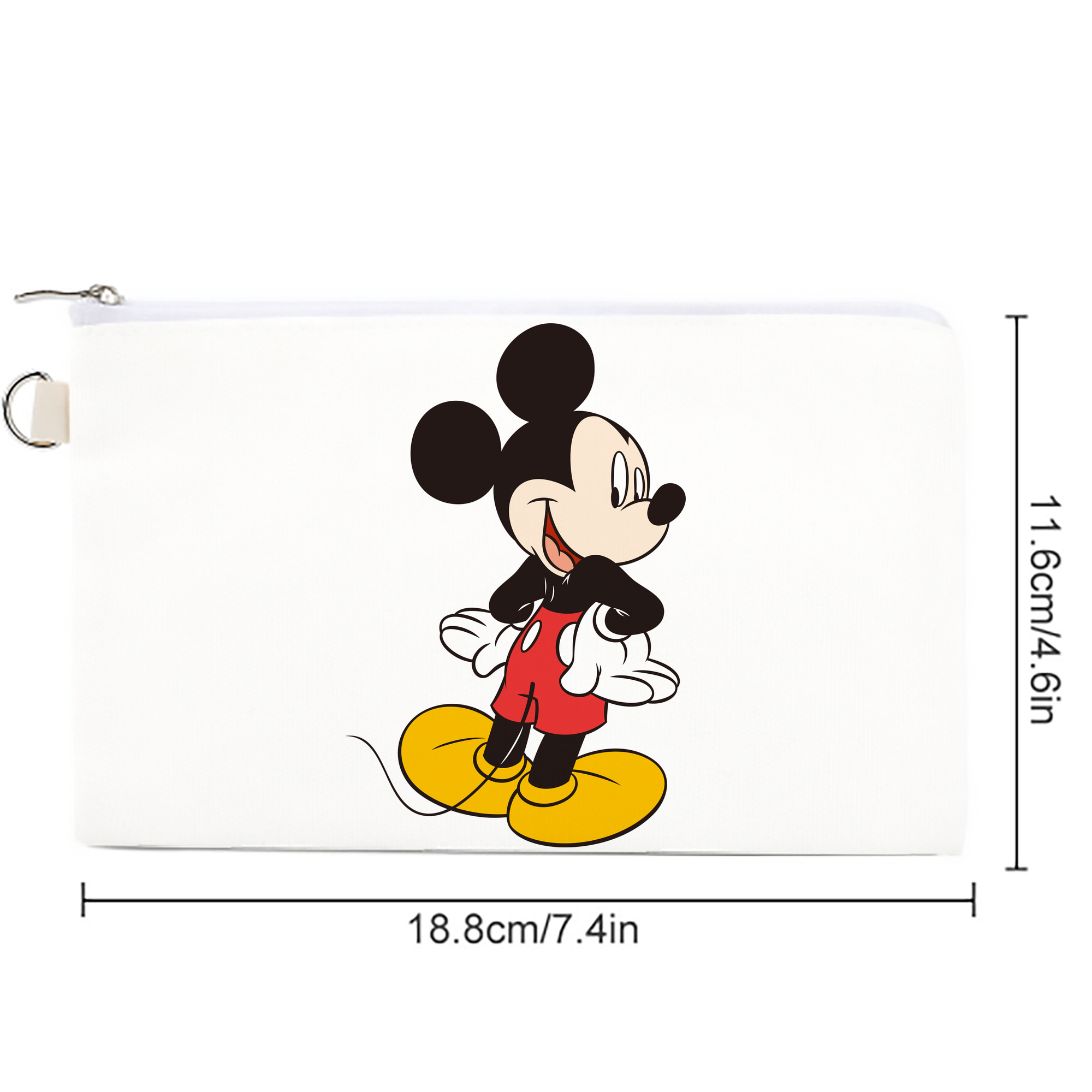 ミッキーマウス Mickey Mouse キャンバス生地ポーチ　小物入れ