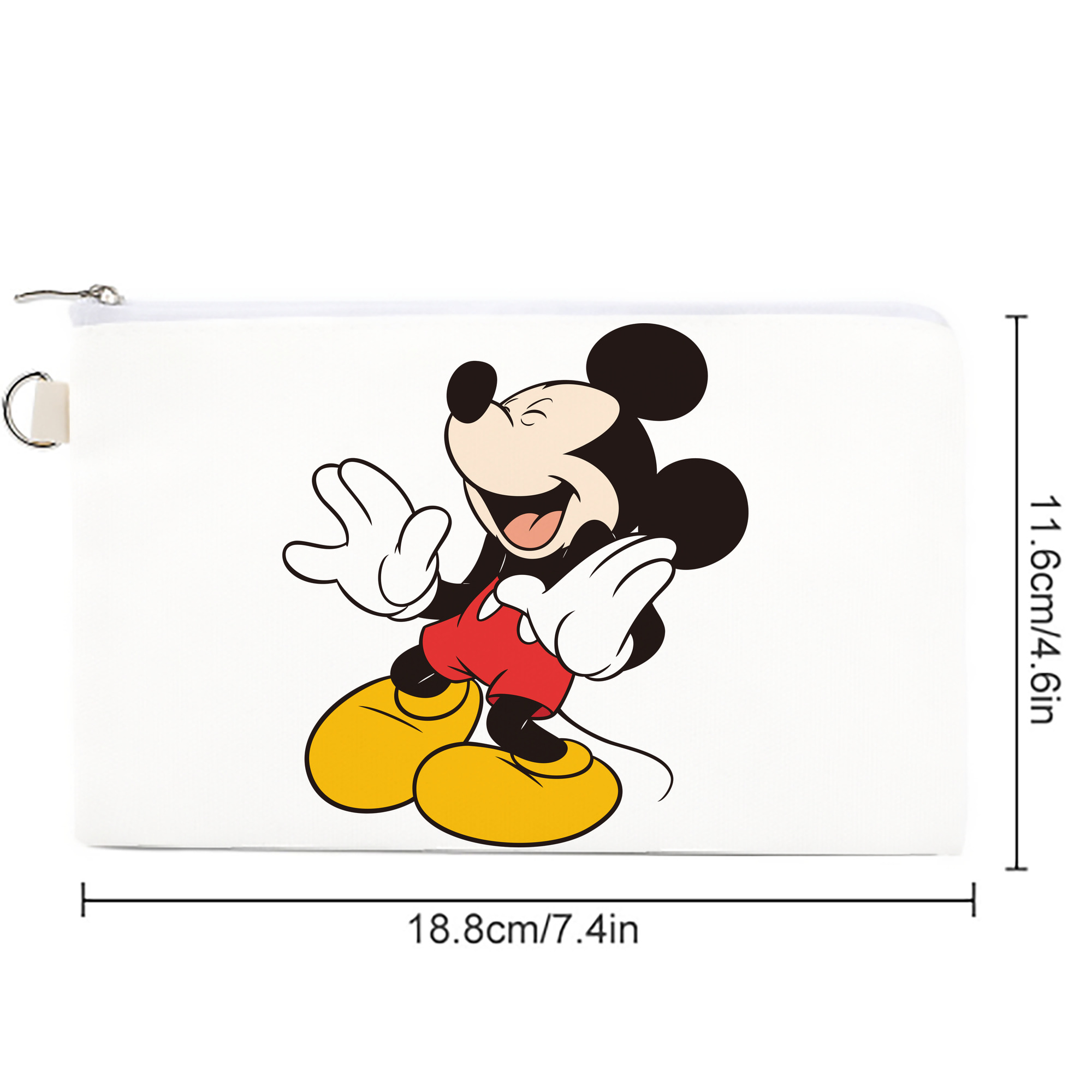 ミッキーマウス Mickey Mouse キャンバス生地ポーチ　小物入れ