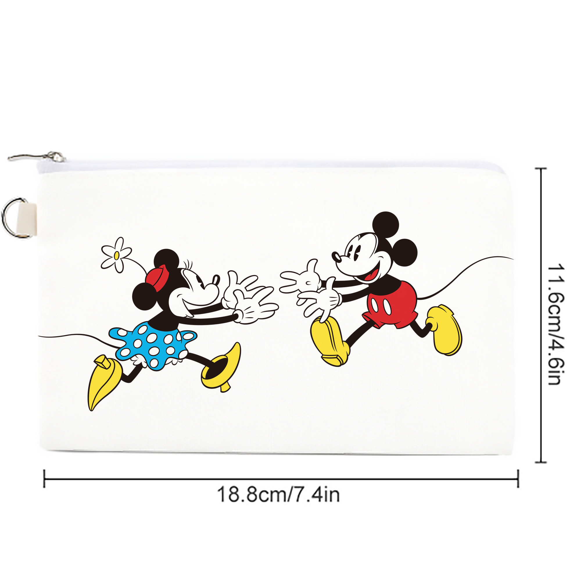 ミッキーマウス Mickey Mouse キャンバス生地ポーチ　小物入れ