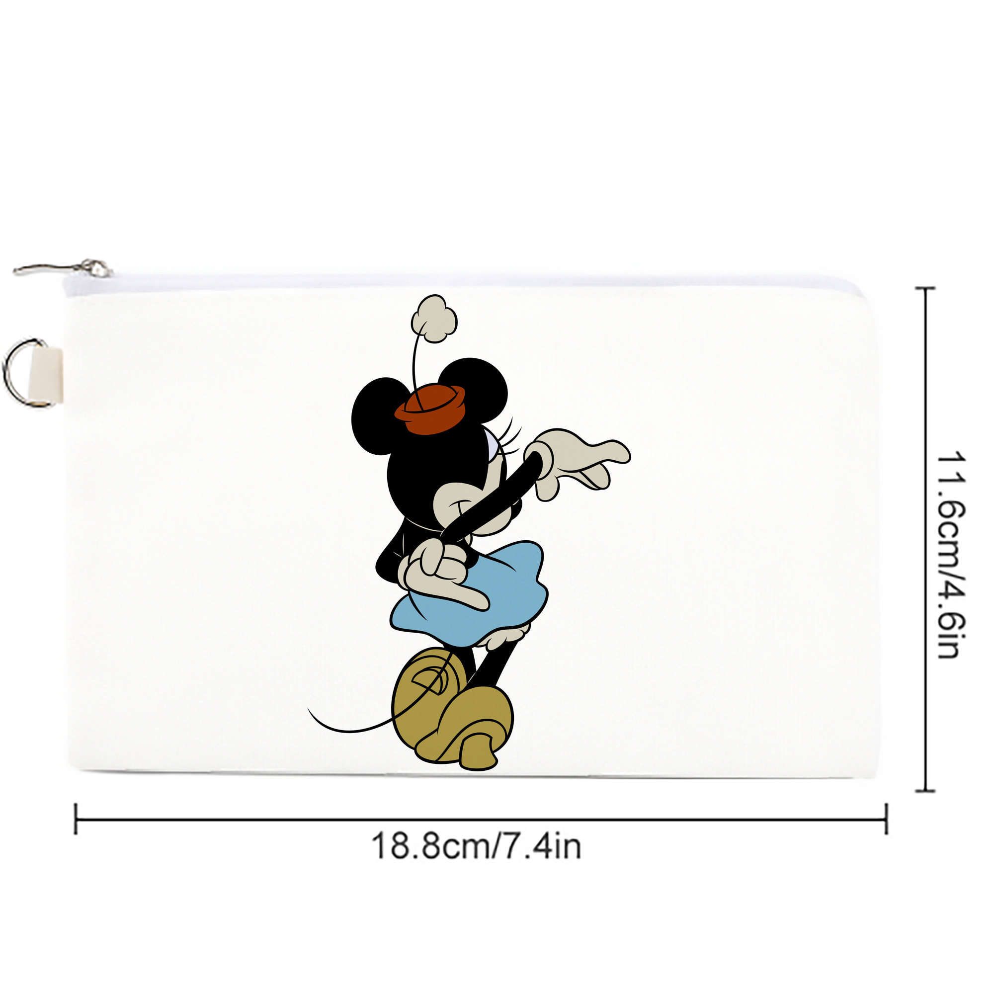 ミッキーマウス Mickey Mouse キャンバス生地ポーチ　小物入れ