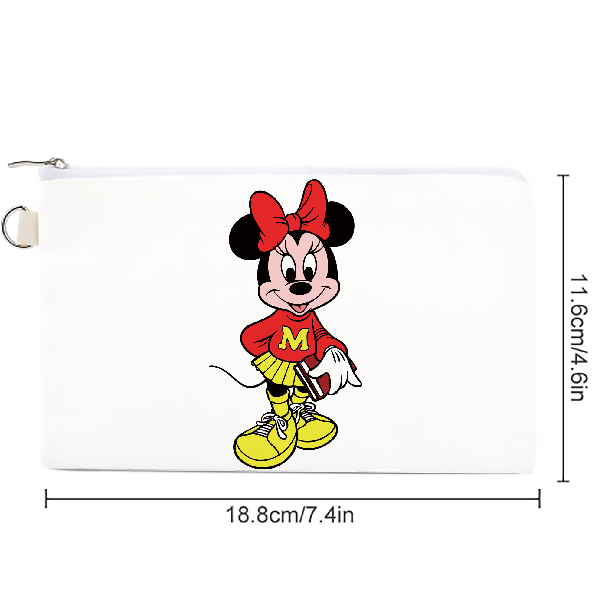 ミッキーマウス Mickey Mouse キャンバス生地ポーチ　小物入れ