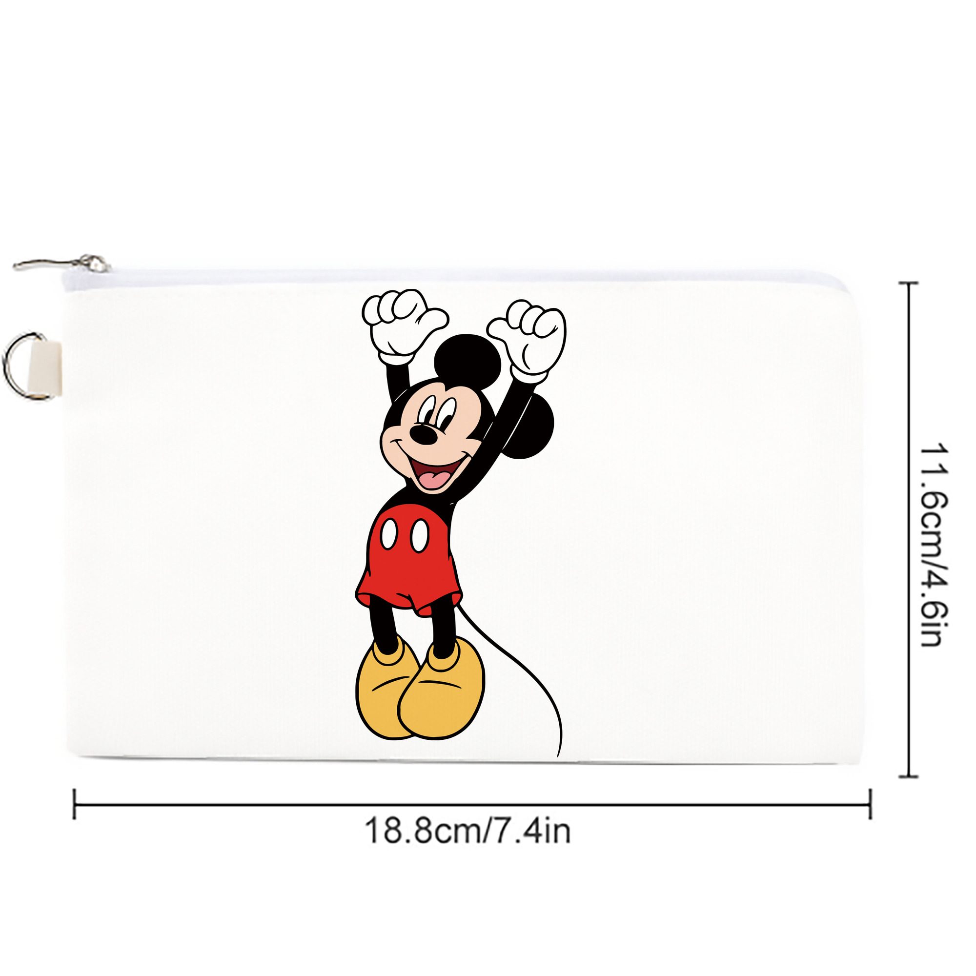 ミッキーマウス Mickey Mouse キャンバス生地ポーチ　小物入れ