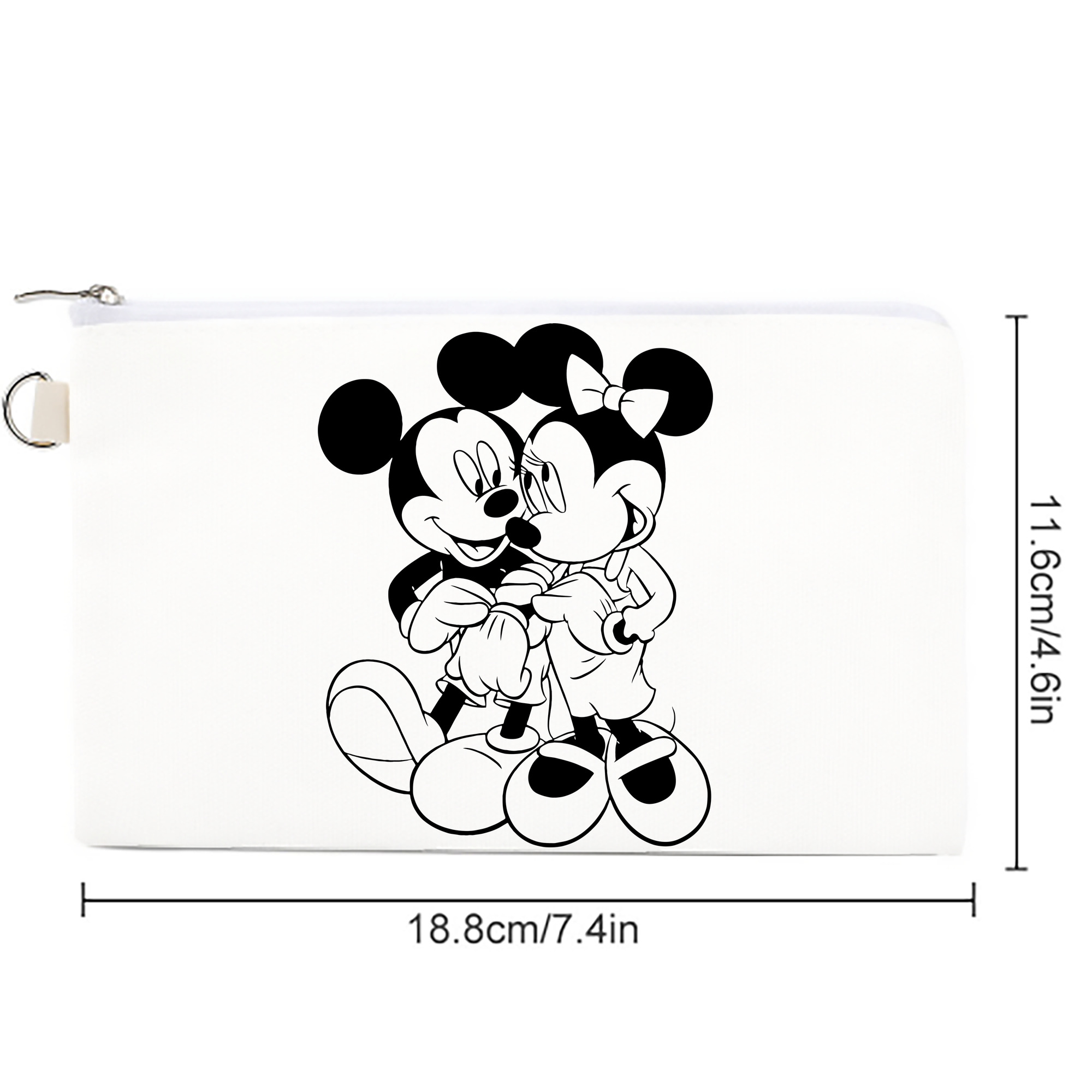 ミッキーマウス Mickey Mouse キャンバス生地ポーチ　小物入れ