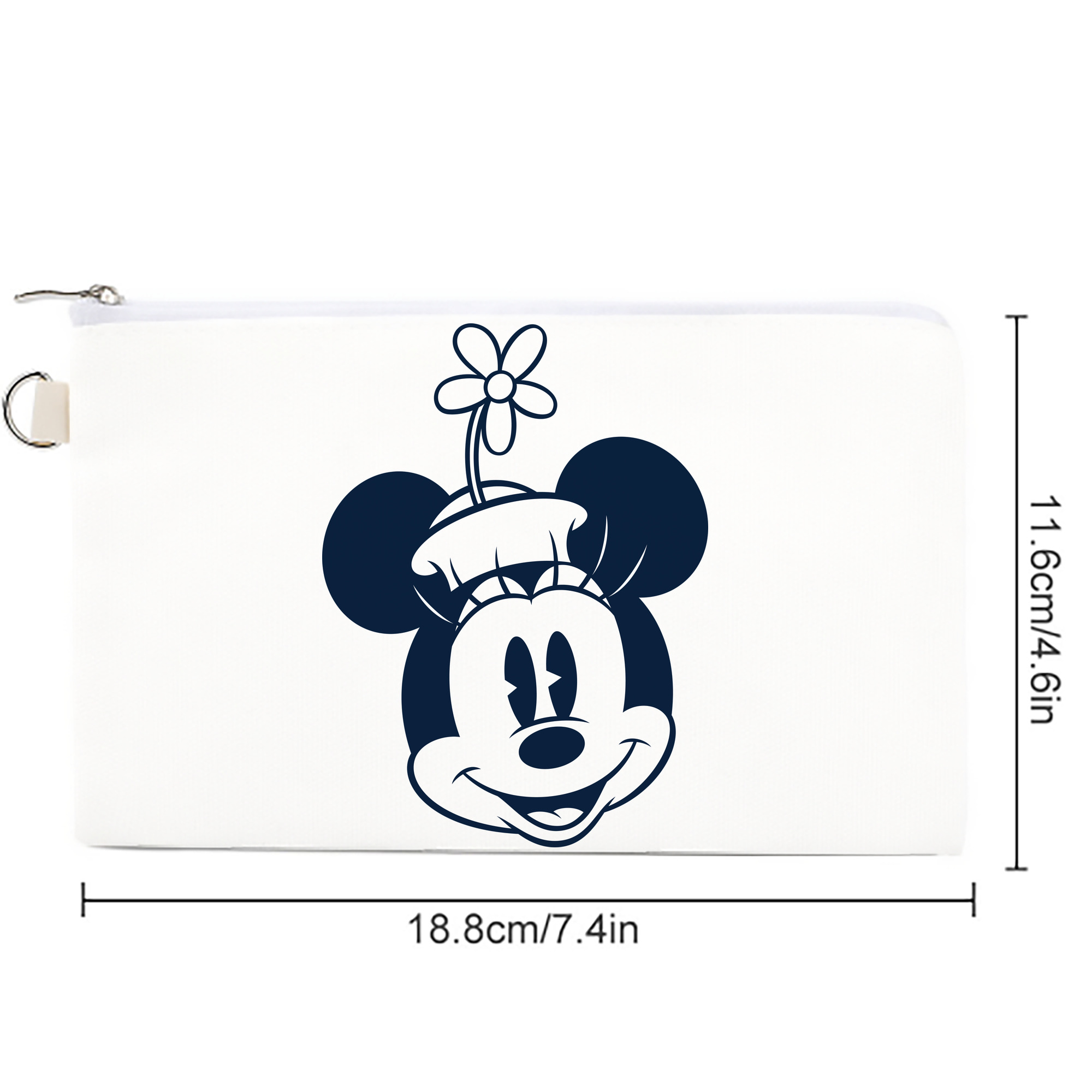 ミッキーマウス Mickey Mouse キャンバス生地ポーチ　小物入れ