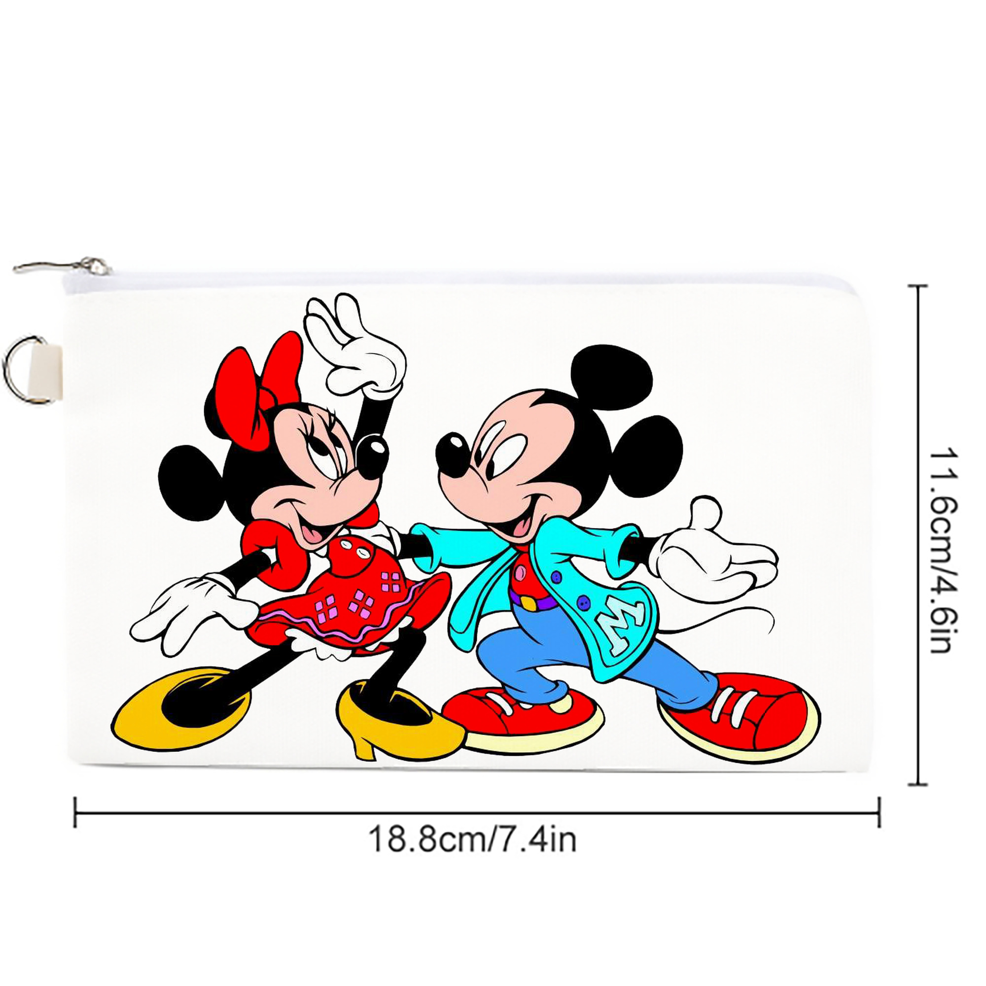 ミッキーマウス Mickey Mouse キャンバス生地ポーチ　小物入れ