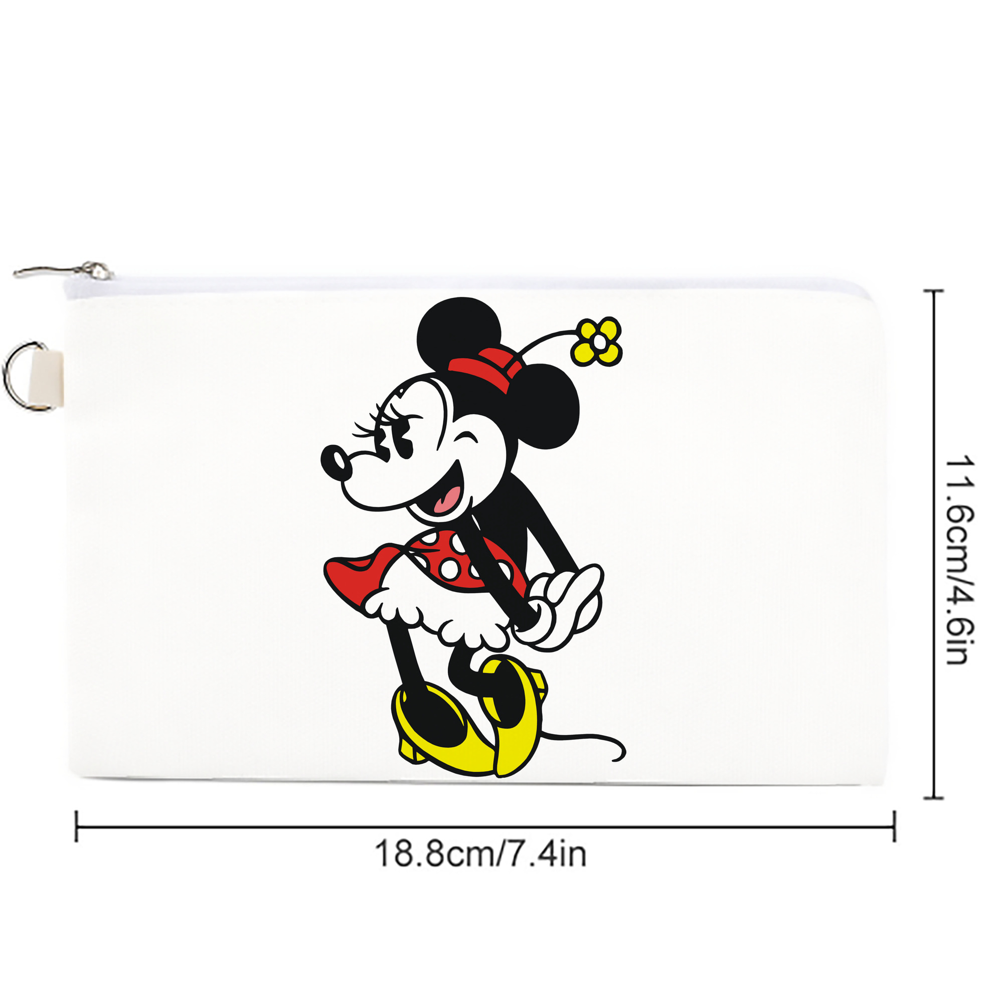 ミッキーマウス Mickey Mouse キャンバス生地ポーチ　小物入れ