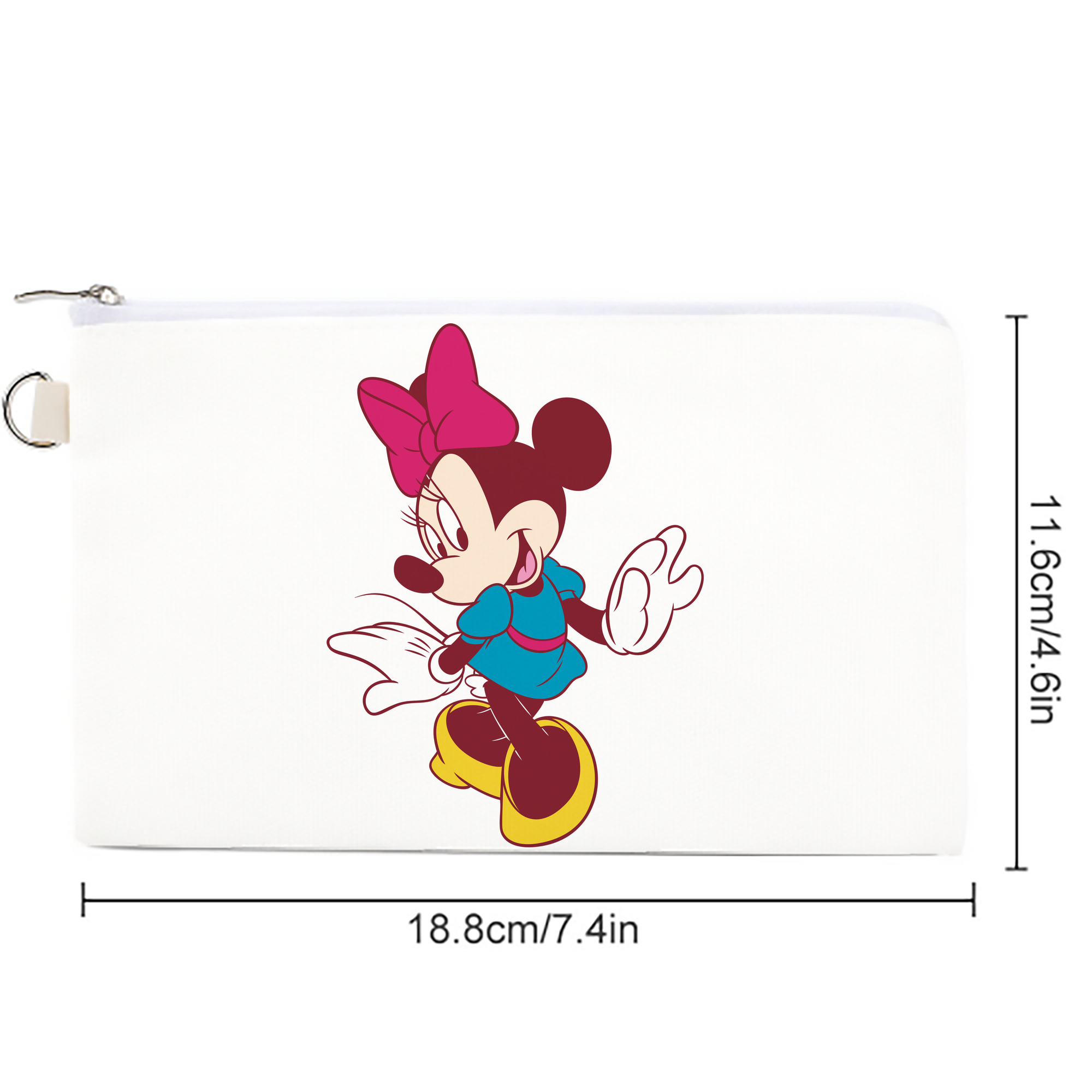 ミッキーマウス Mickey Mouse キャンバス生地ポーチ　小物入れ