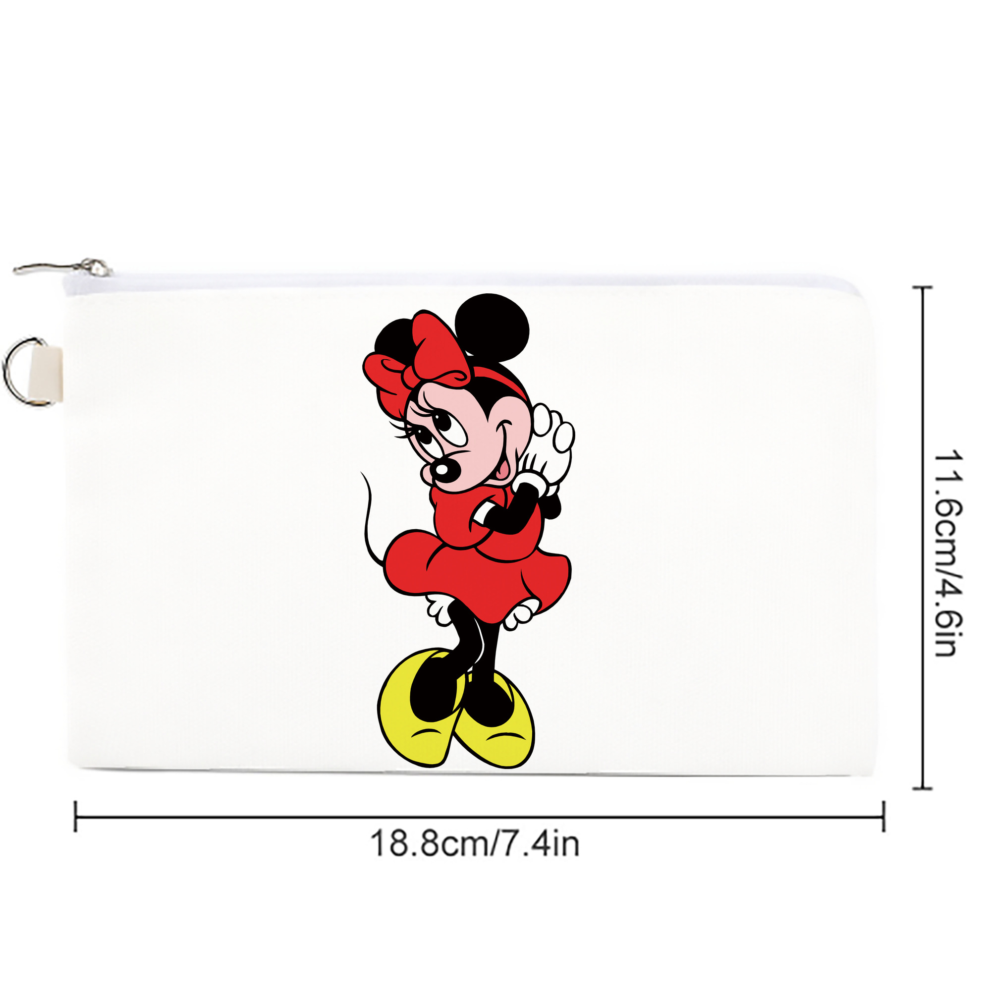 ミッキーマウス Mickey Mouse キャンバス生地ポーチ　小物入れ