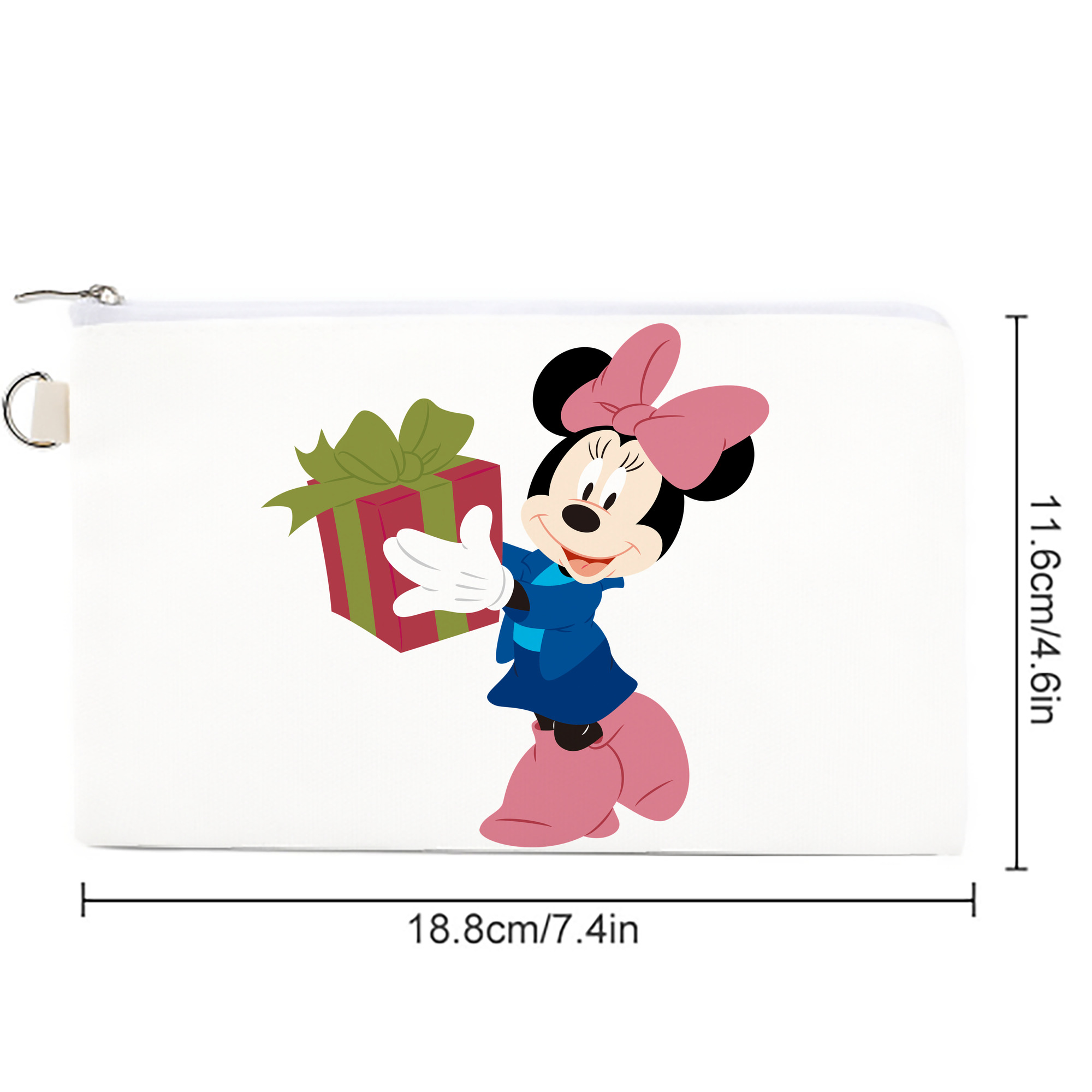 ミッキーマウス Mickey Mouse キャンバス生地ポーチ　小物入れ