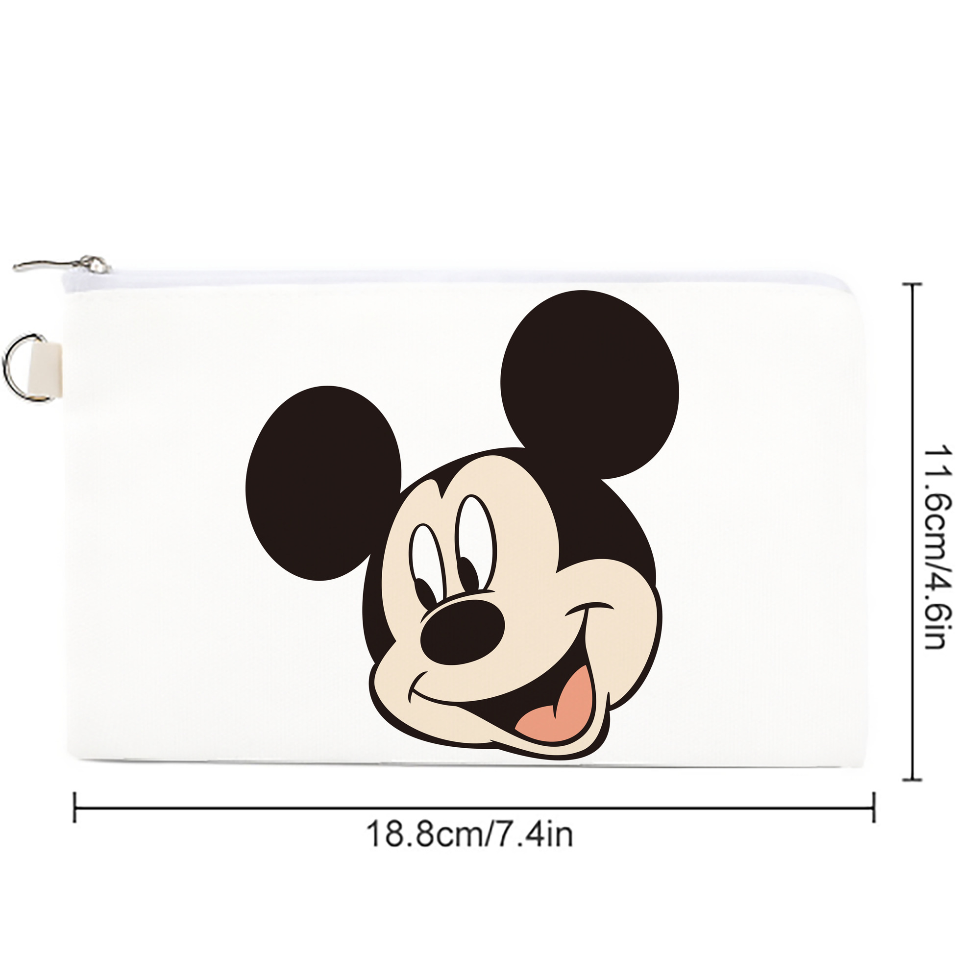 ミッキーマウス Mickey Mouse キャンバス生地ポーチ　小物入れ