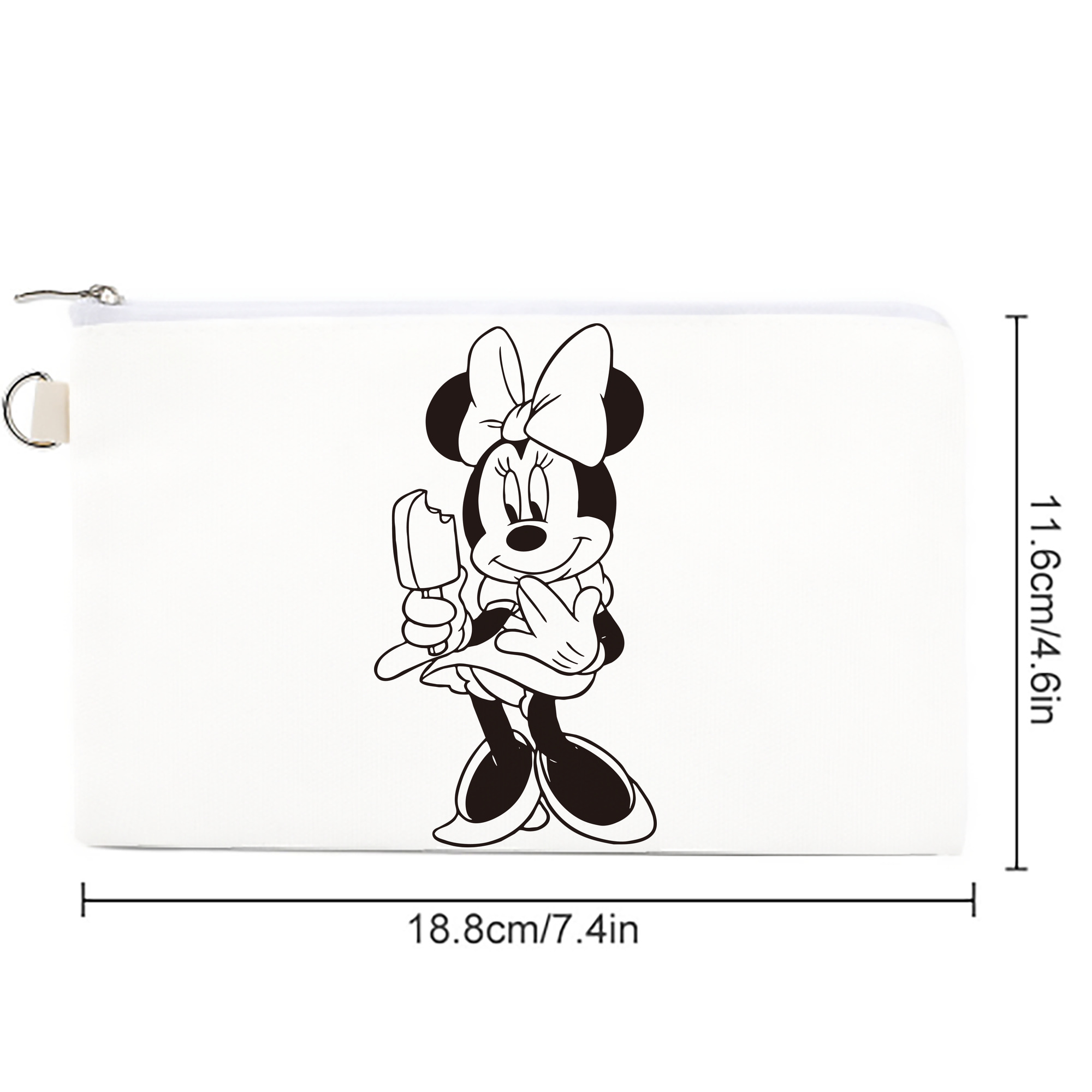 ミッキーマウス Mickey Mouse キャンバス生地ポーチ　小物入れ
