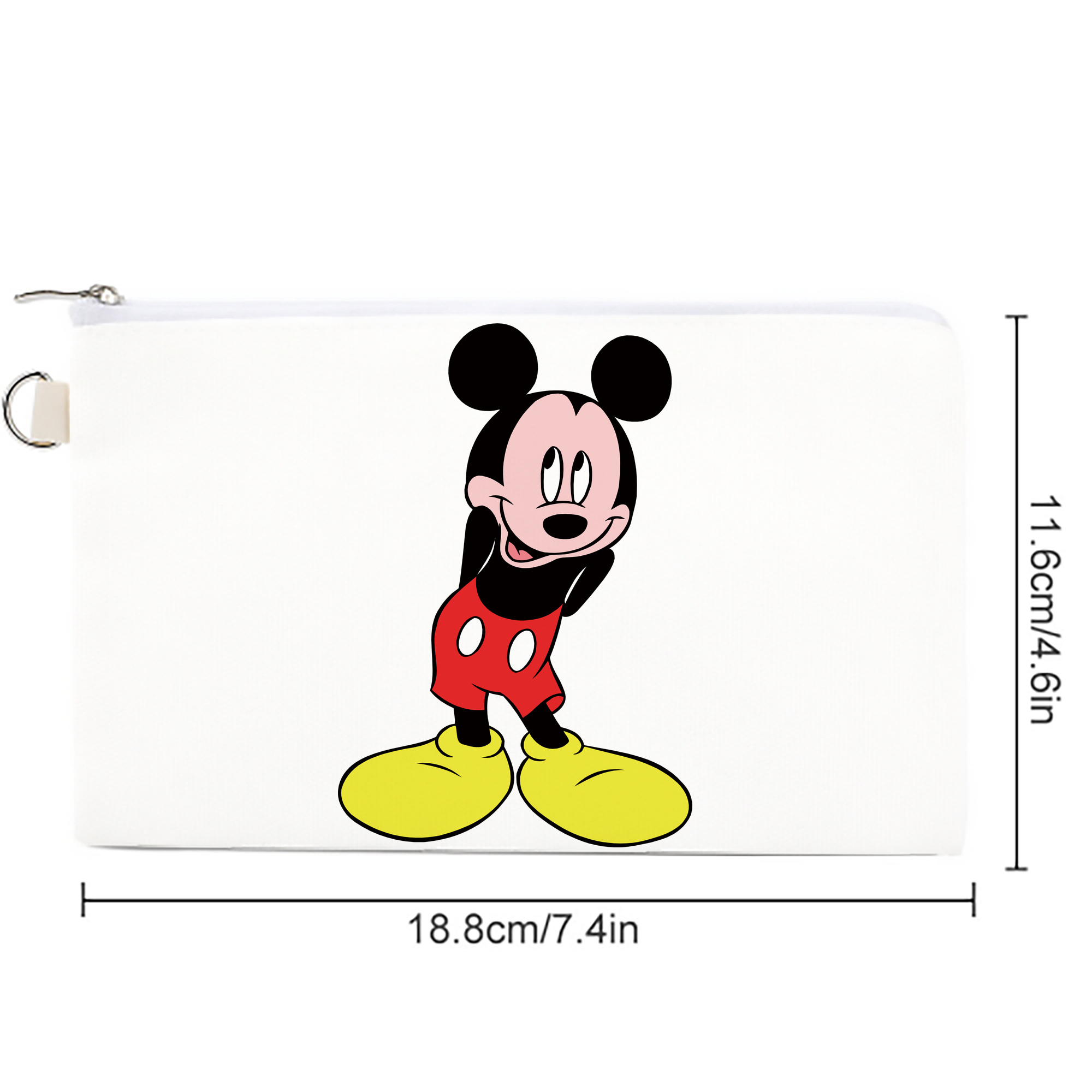 ミッキーマウス Mickey Mouse キャンバス生地ポーチ　小物入れ