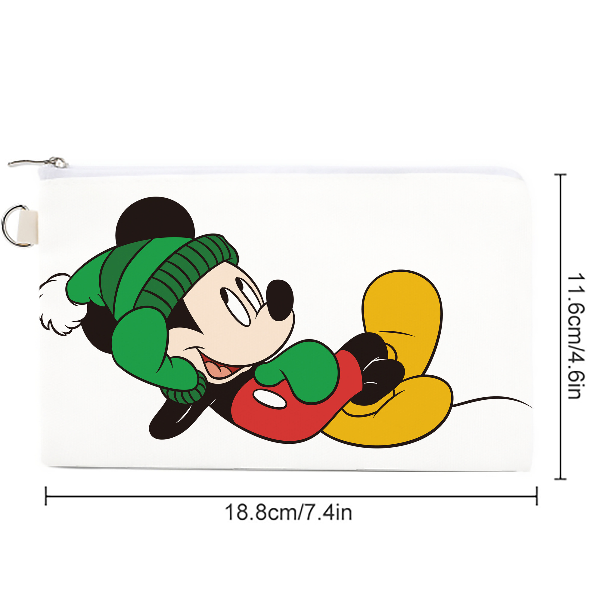 ミッキーマウス Mickey Mouse キャンバス生地ポーチ　小物入れ