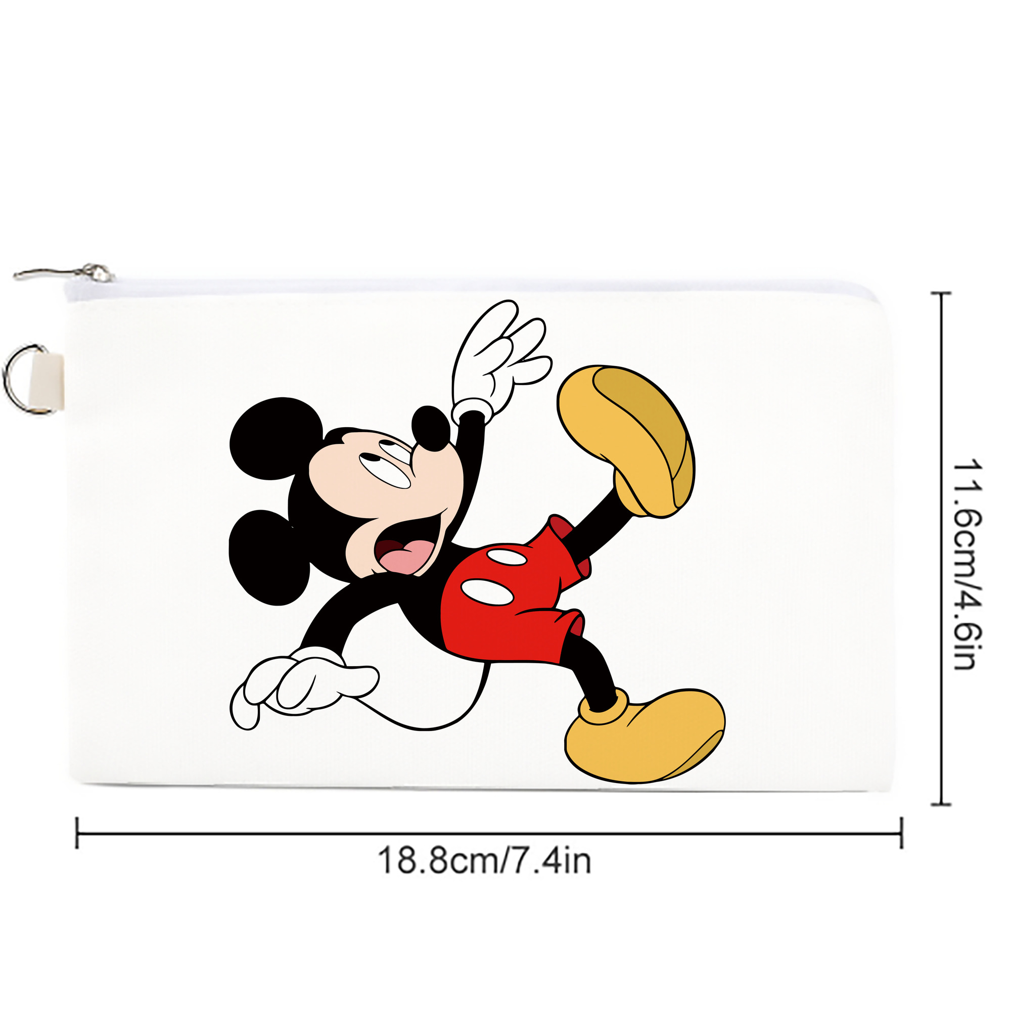 ミッキーマウス Mickey Mouse キャンバス生地ポーチ　小物入れ