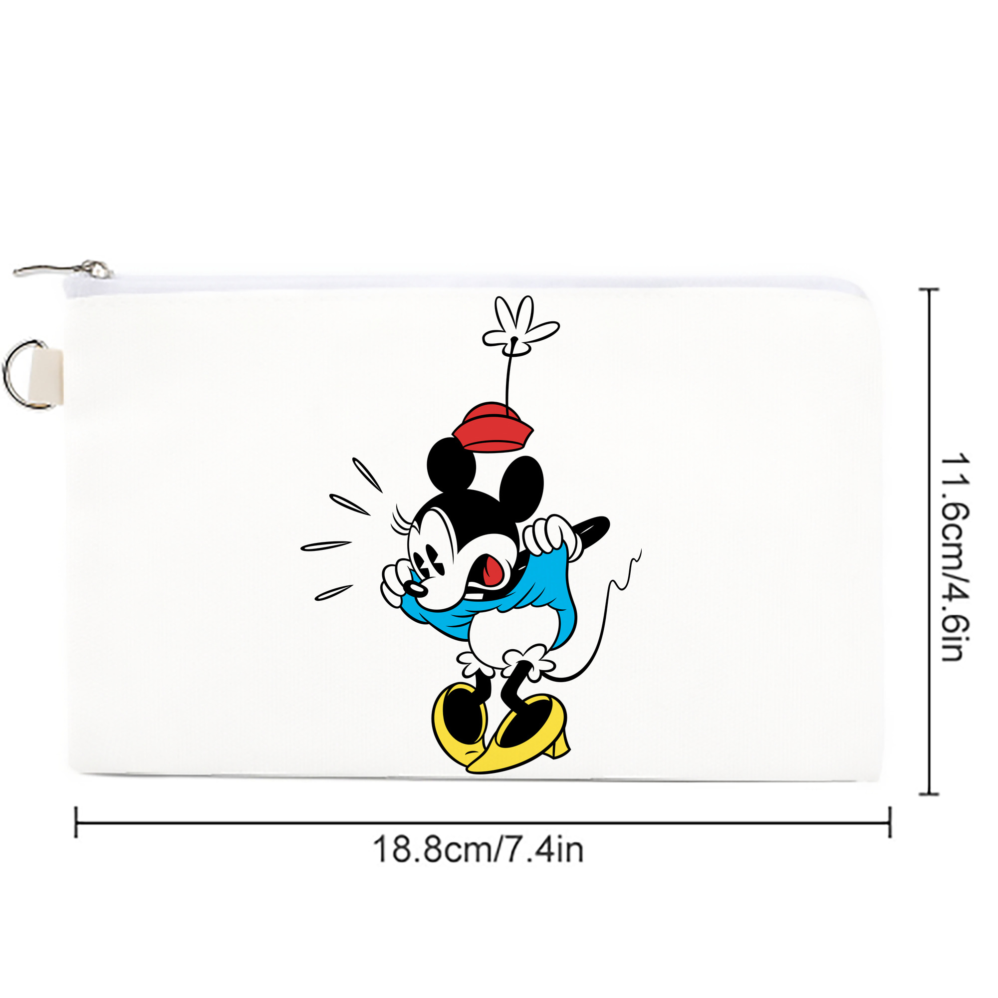ミッキーマウス Mickey Mouse キャンバス生地ポーチ　小物入れ