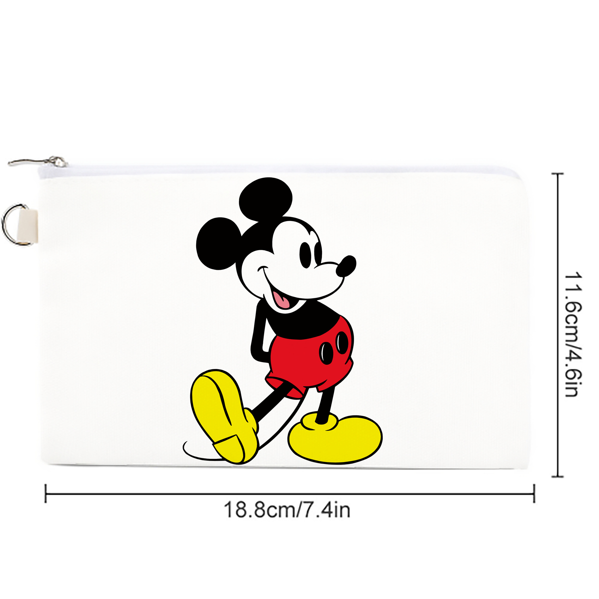 ミッキーマウス Mickey Mouse キャンバス生地ポーチ　小物入れ