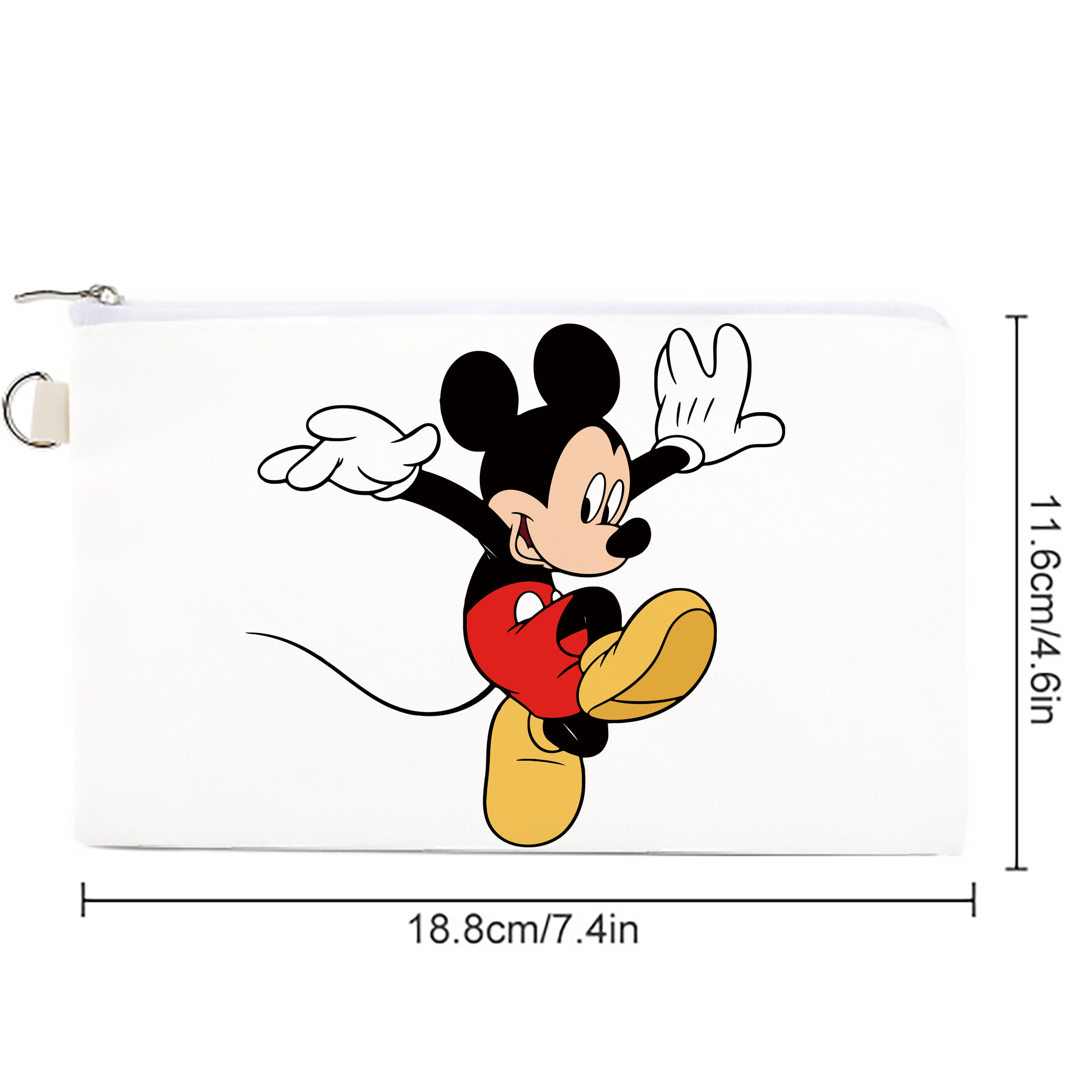 ミッキーマウス Mickey Mouse キャンバス生地ポーチ　小物入れ