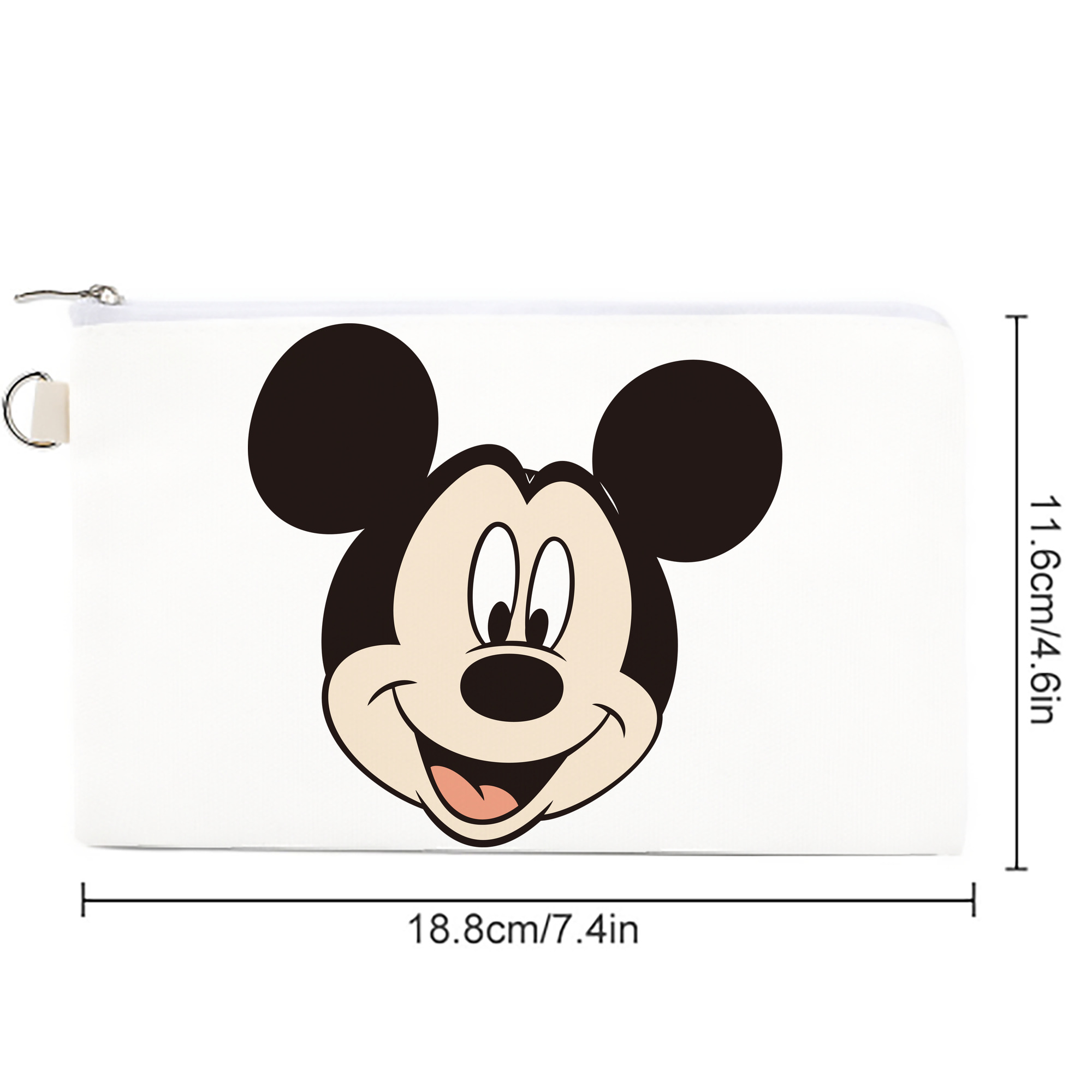 ミッキーマウス Mickey Mouse キャンバス生地ポーチ　小物入れ