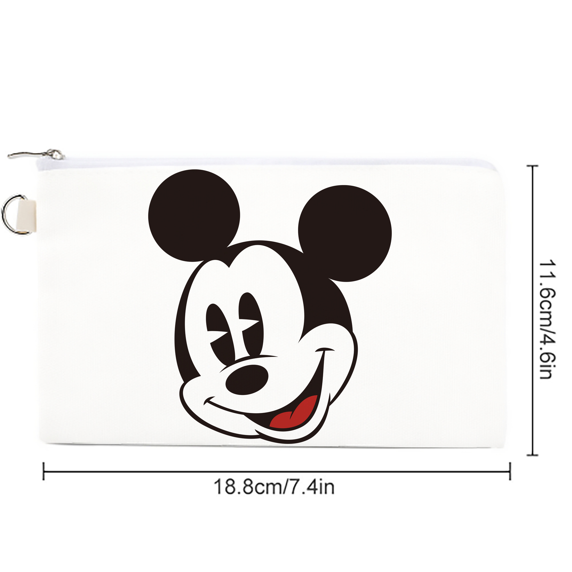 ミッキーマウス Mickey Mouse キャンバス生地ポーチ　小物入れ