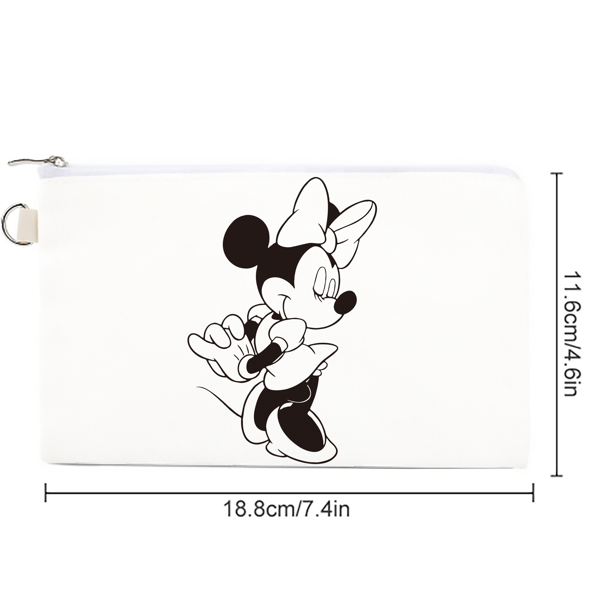 ミッキーマウス Mickey Mouse キャンバス生地ポーチ　小物入れ