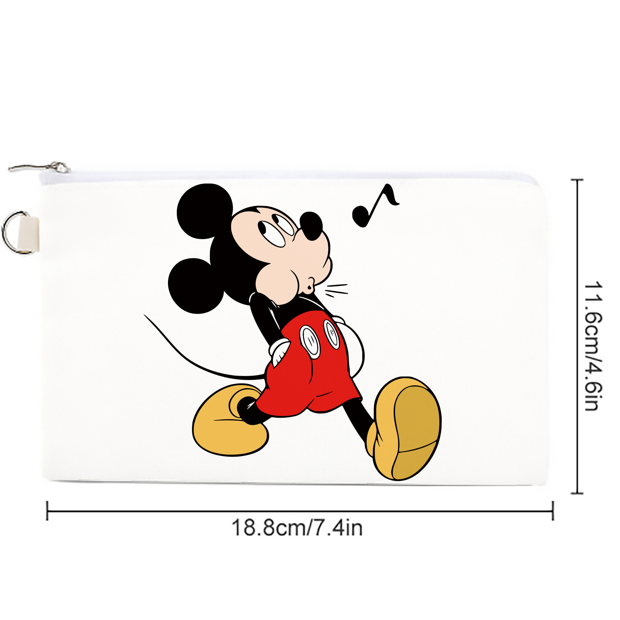 ミッキーマウス Mickey Mouse キャンバス生地ポーチ　小物入れ